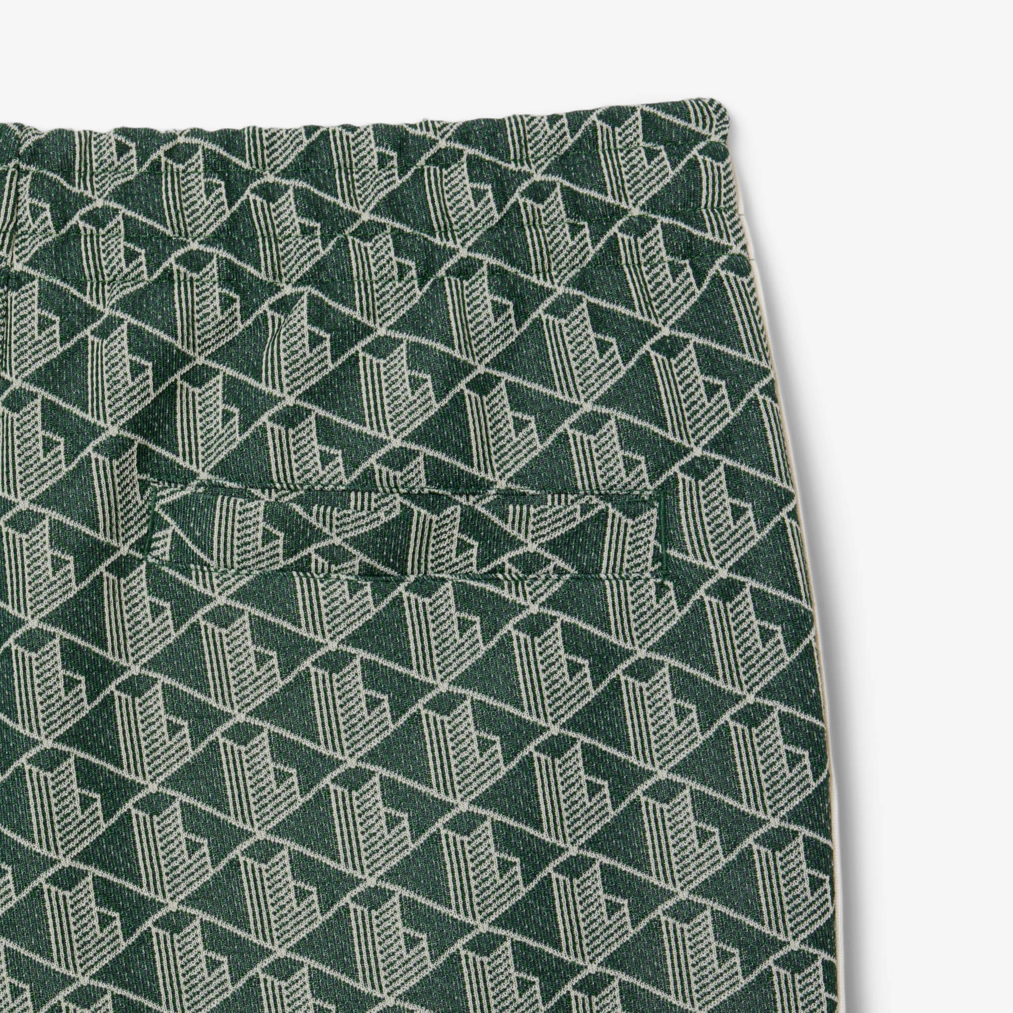 Paris Erkek Regular Fit Monogram Yeşil Eşofman Altı