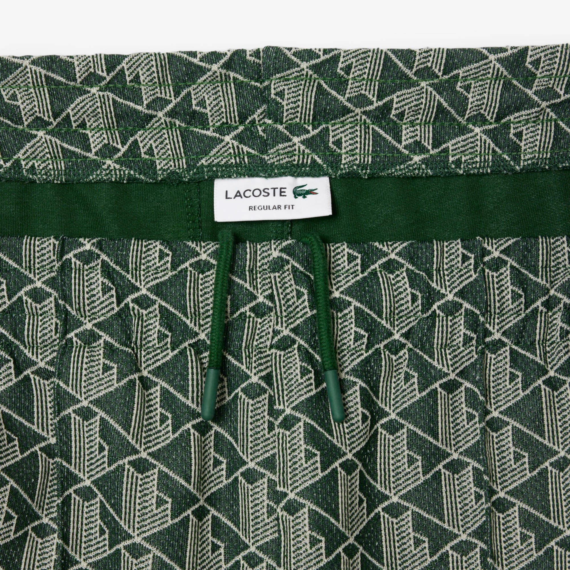 Paris Erkek Regular Fit Monogram Yeşil Eşofman Altı