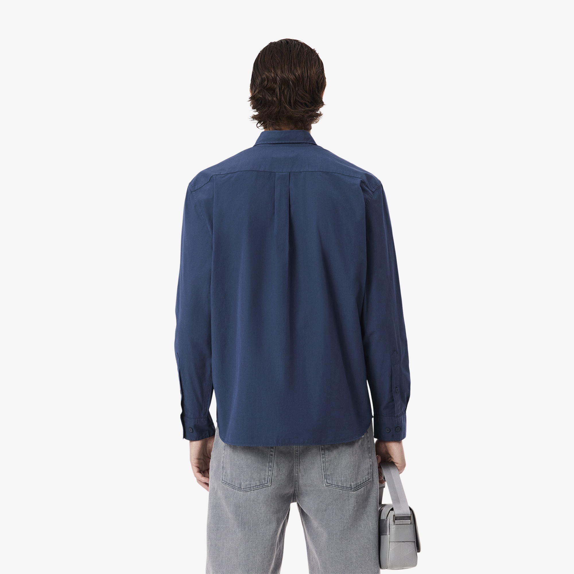 Lacoste Erkek Relaxed Fit Mavi Gömlek