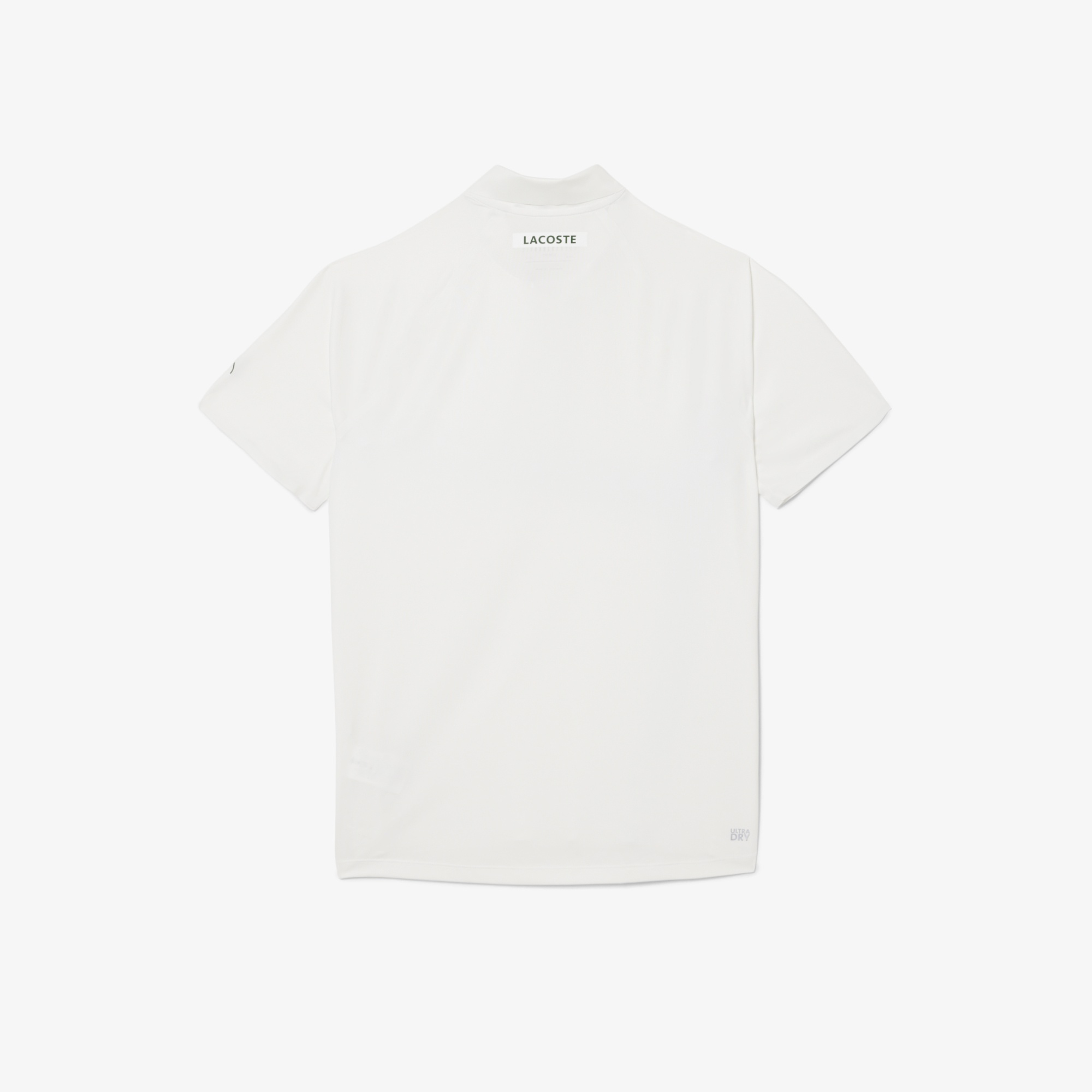Lacoste SPORT X Novak Djokovic Erkek Slim Fit Baskılı Beyaz Polo