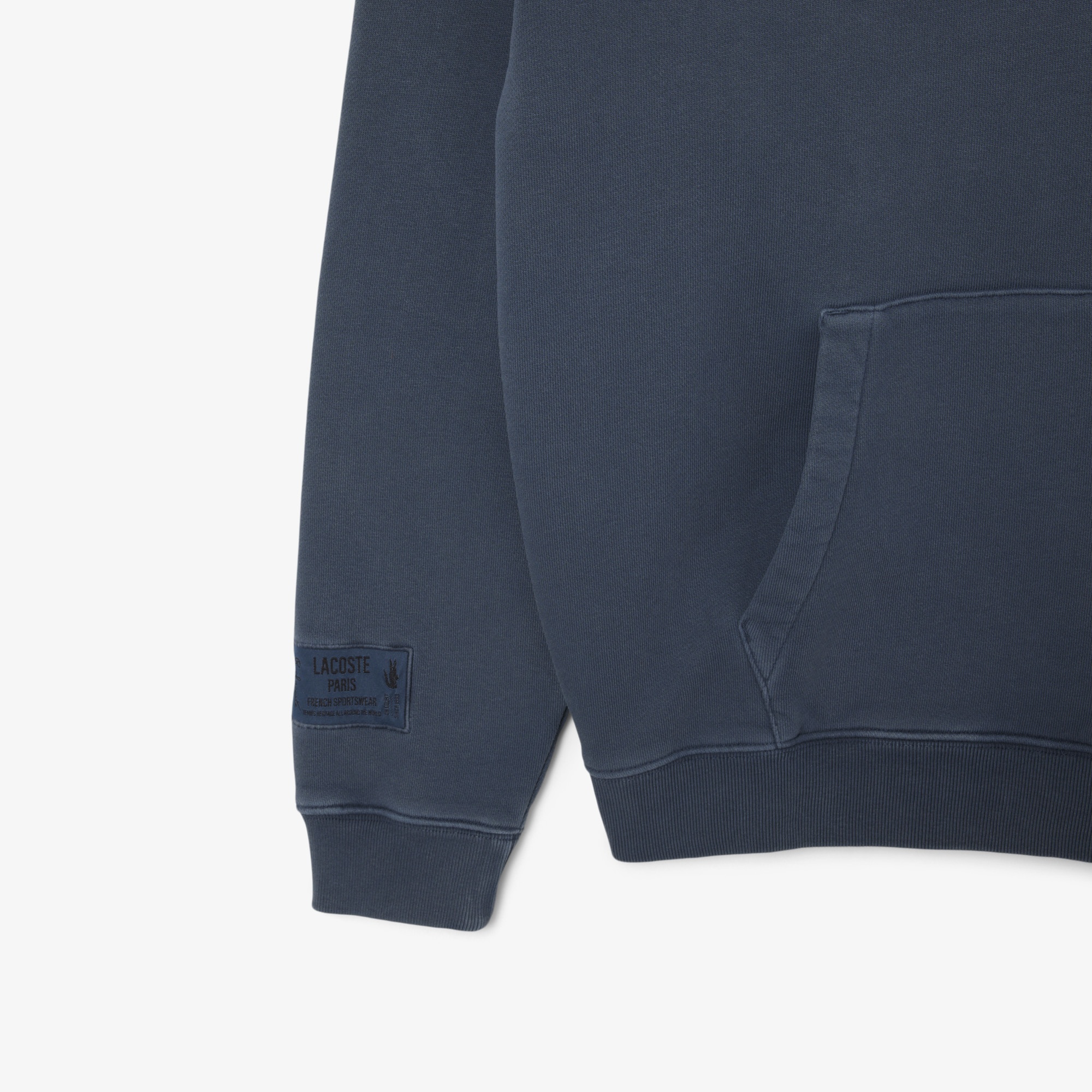 Lacoste Erkek Loose Fit Kapüşonlu Lacivert Sweatshirt