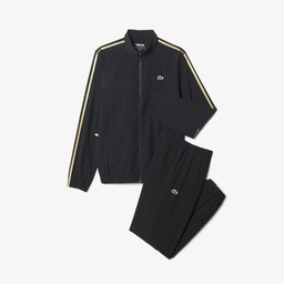 Tennis x Novak Djokovic Erkek Regular Fit Fermuarlı Siyah Eşofman Takımı Siyah