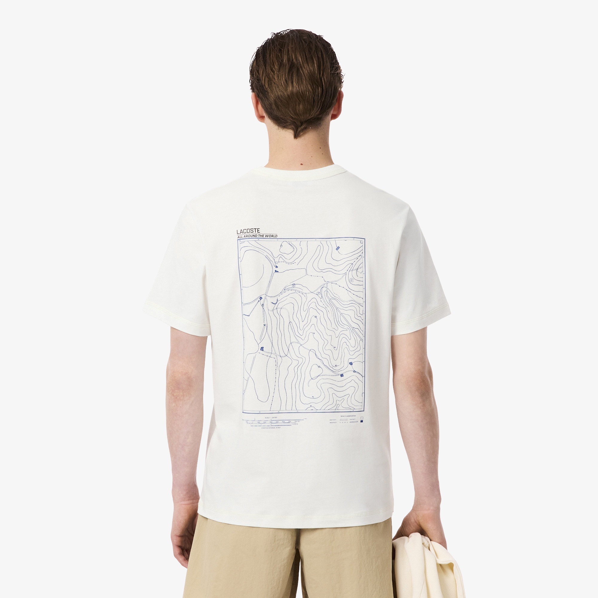 Erkek Classic Fit Bisiklet Yaka Beyaz T-Shirt