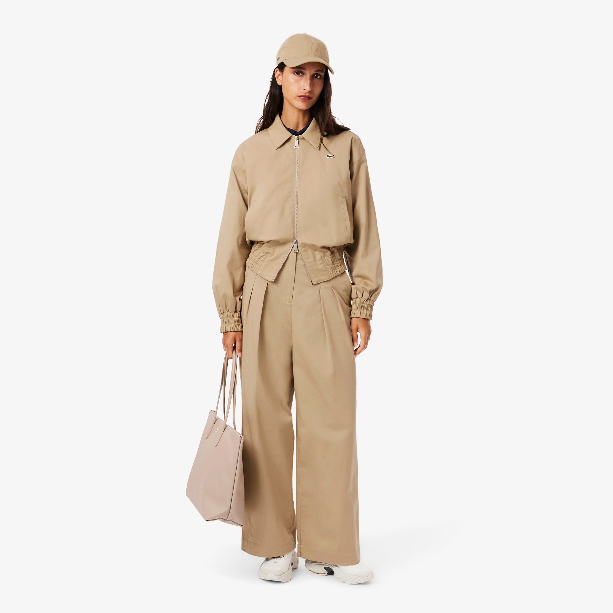 Kadın Relaxed Fit Bej Ceket