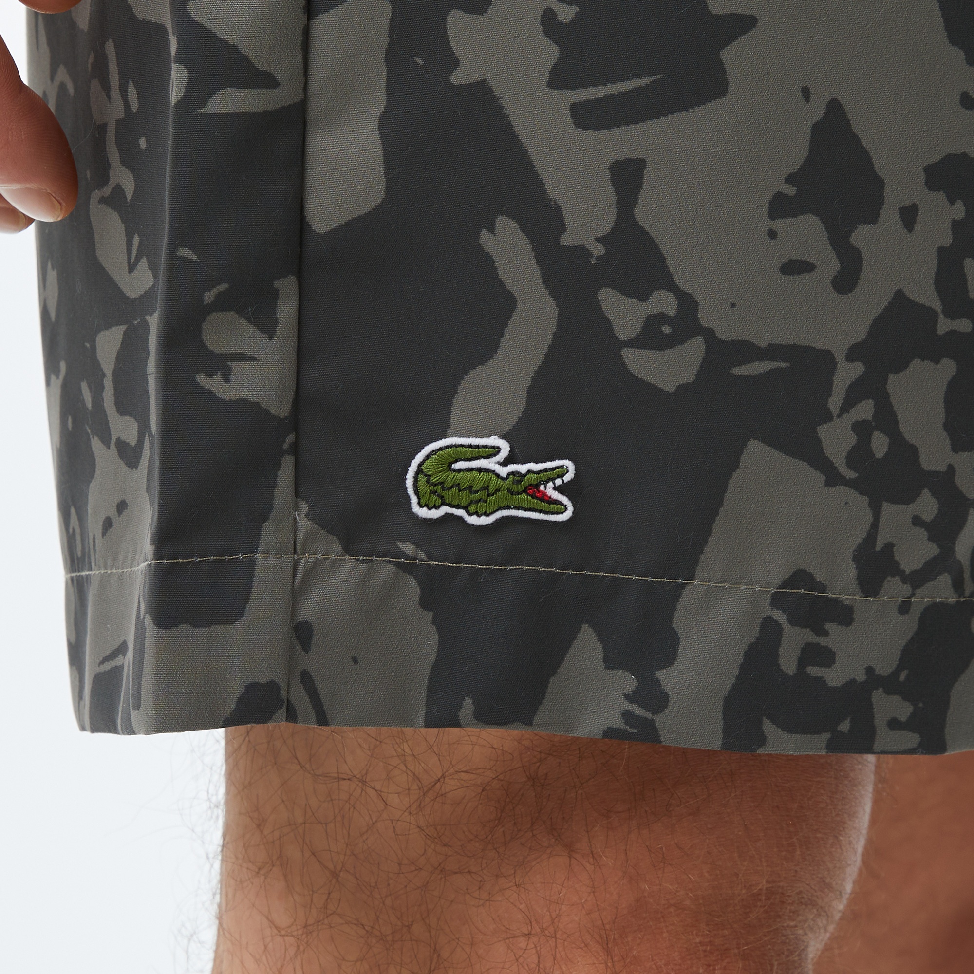 Lacoste Erkek Regular Fit Desenli Haki Mayo