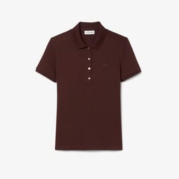 L.12.D Kadın Slim Fit Bordo Polo Bordo