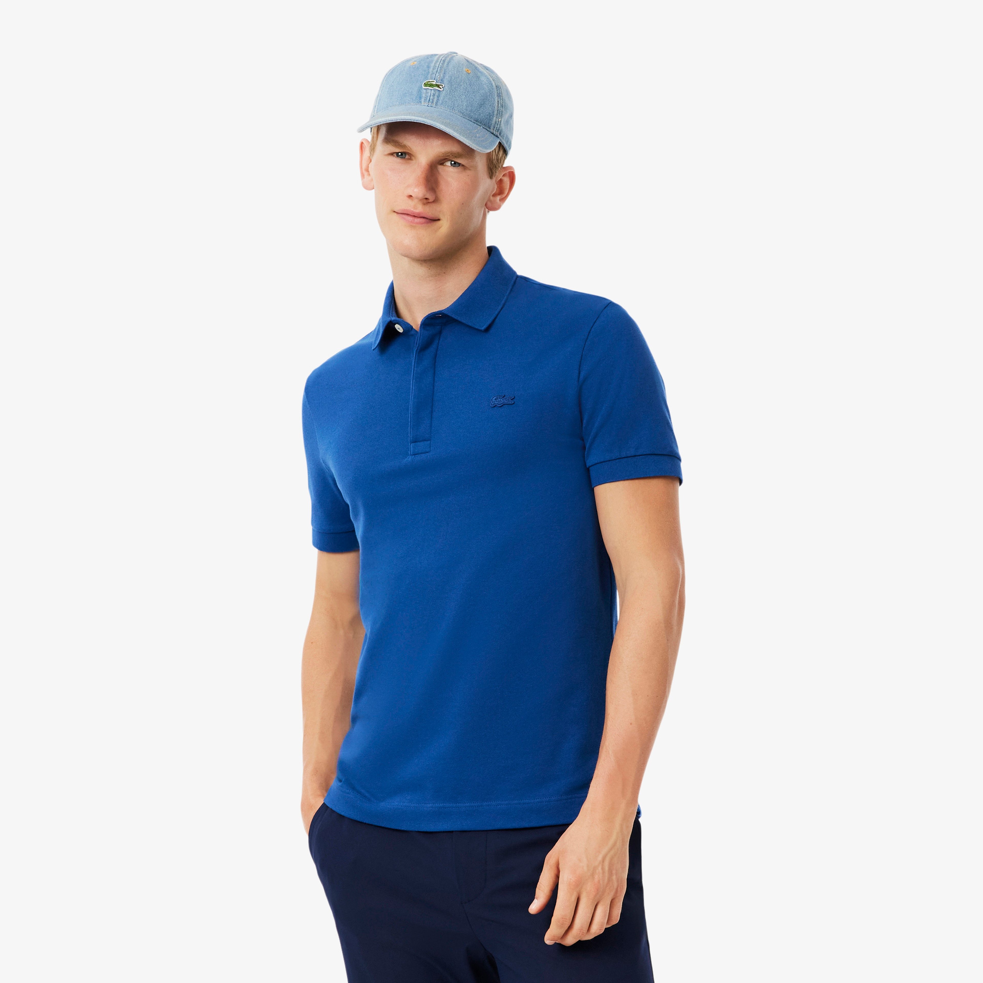 Erkek Regular Fit Koyu Mavi Paris Polo