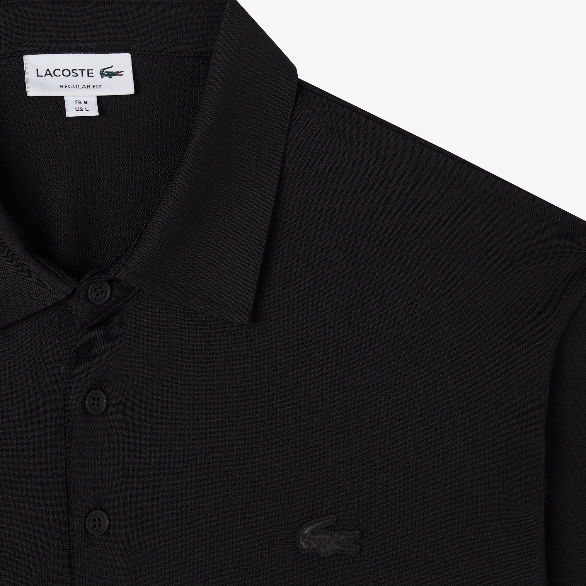 Lacoste Erkek Regular Fit Siyah Polo