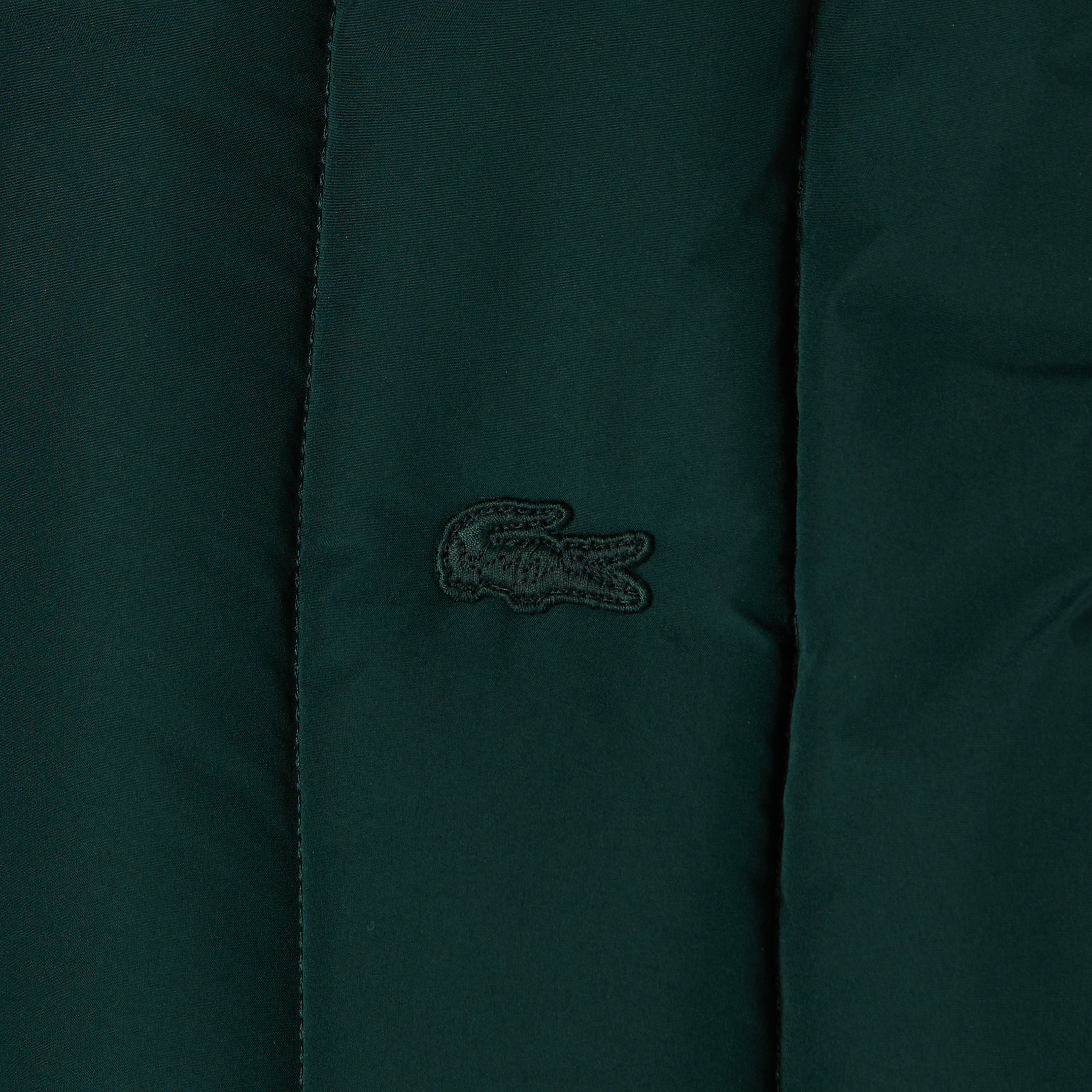 Erkek Dik Yaka Koyu Yeşil Yelek