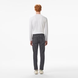 Erkek Slim Fit Gri Jean Pantolon Gri