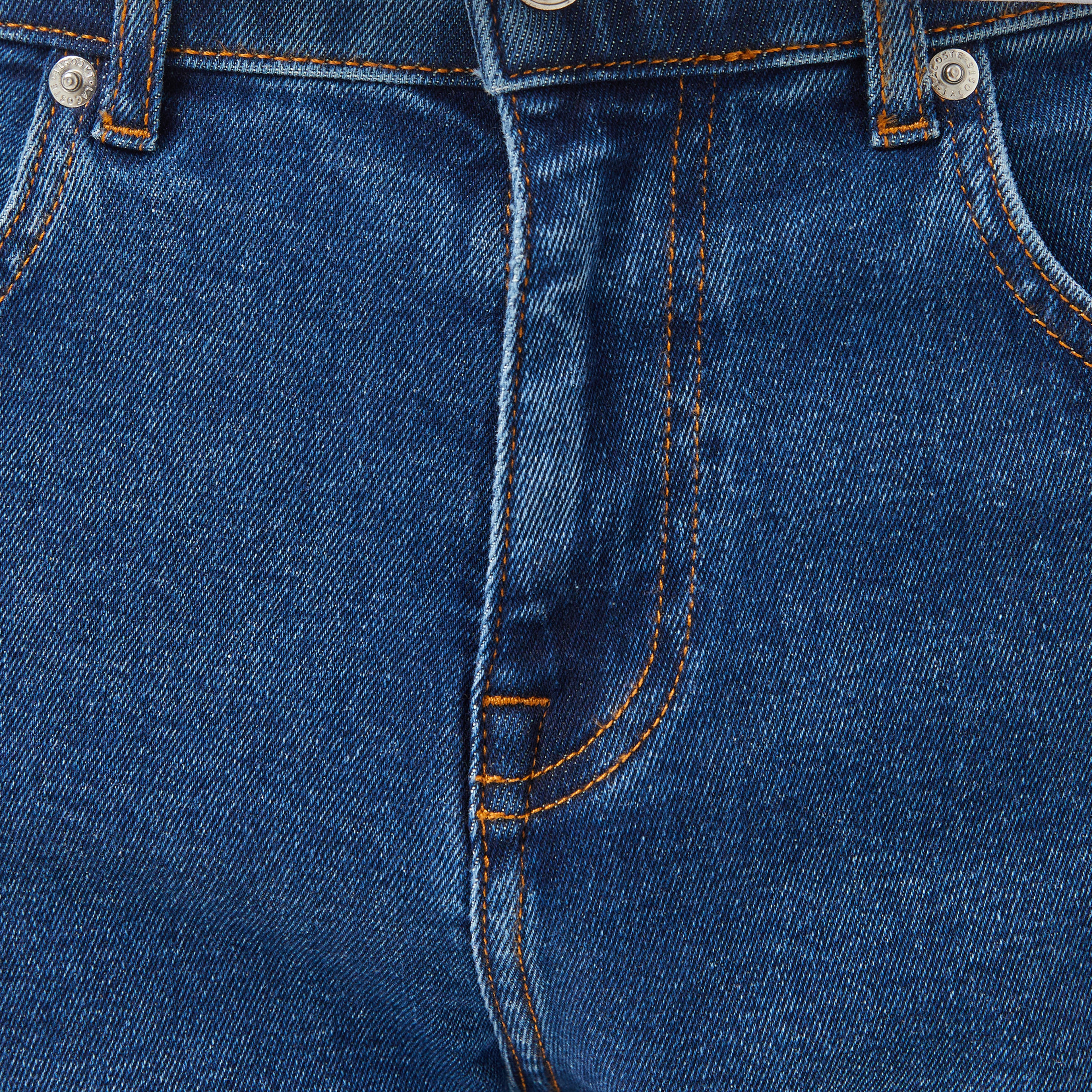 Erkek Slim Fit Lacivert Jean Pantolon