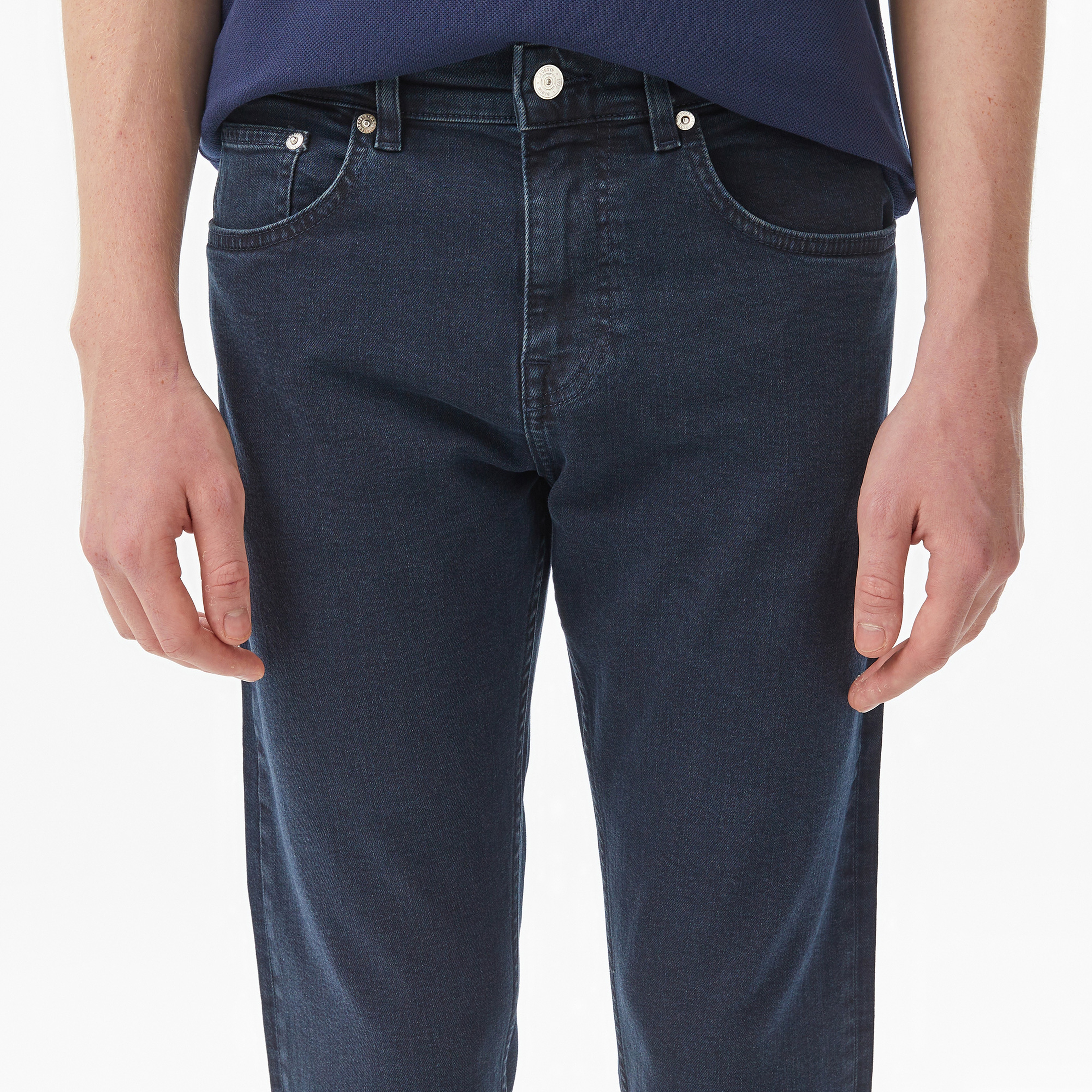 Erkek Slim Fit Mavi Jean Pantolon