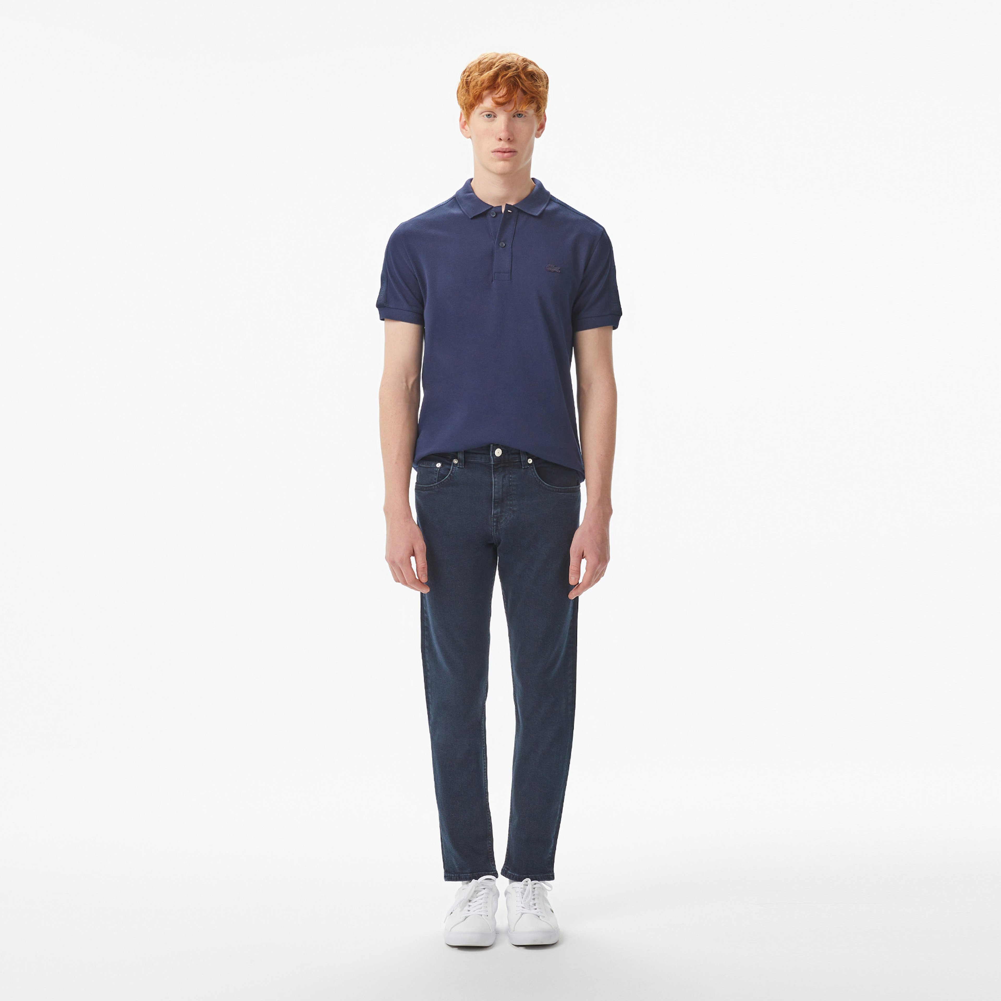 Erkek Slim Fit Mavi Jean Pantolon