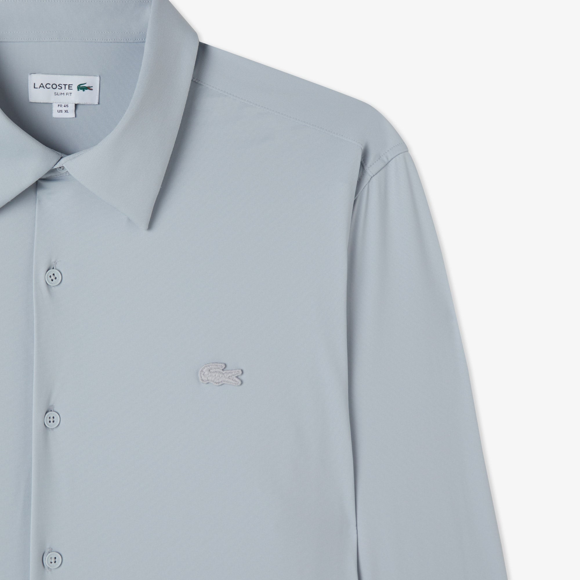 Erkek Slim Fit Gri Gömlek