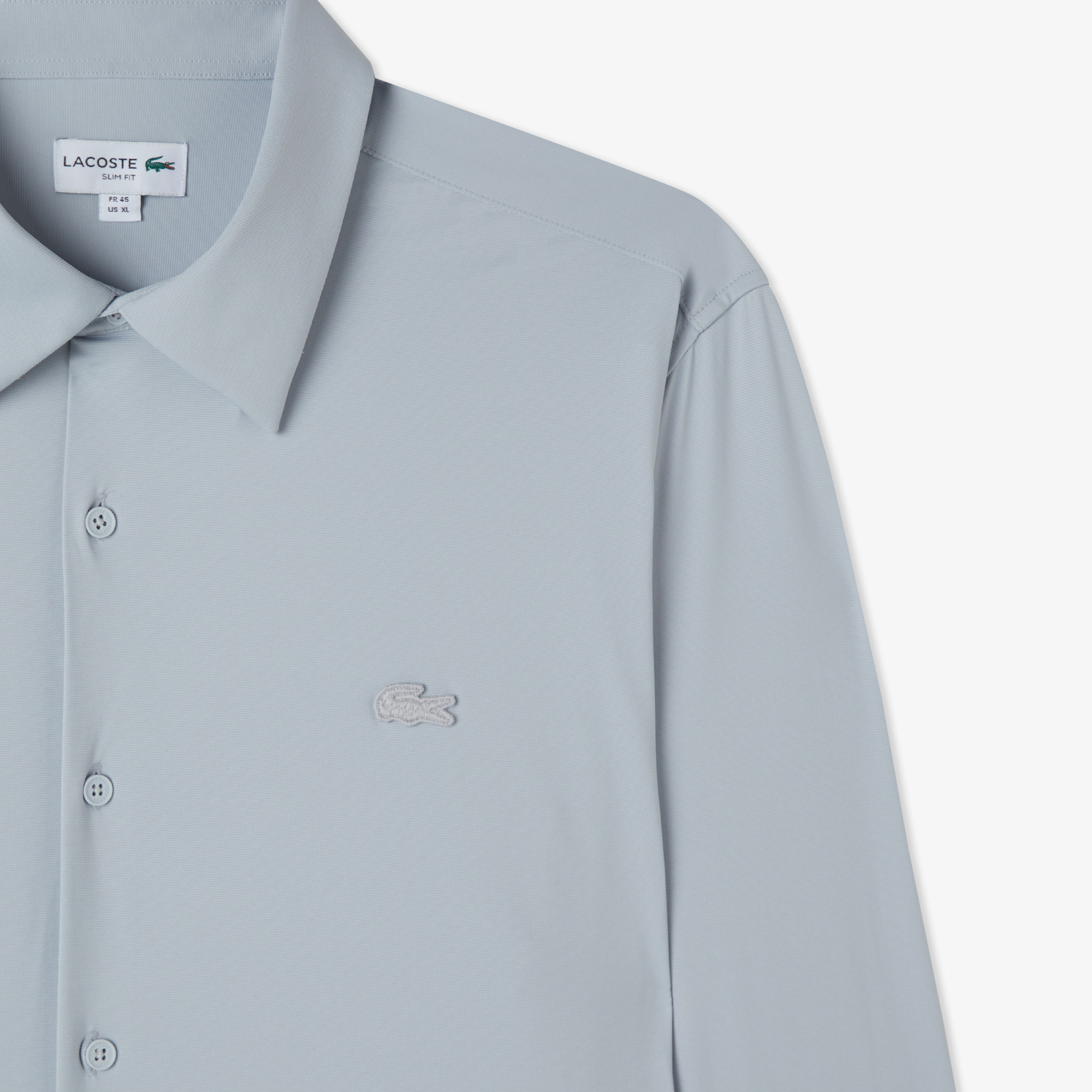 Erkek Slim Fit Gri Gömlek