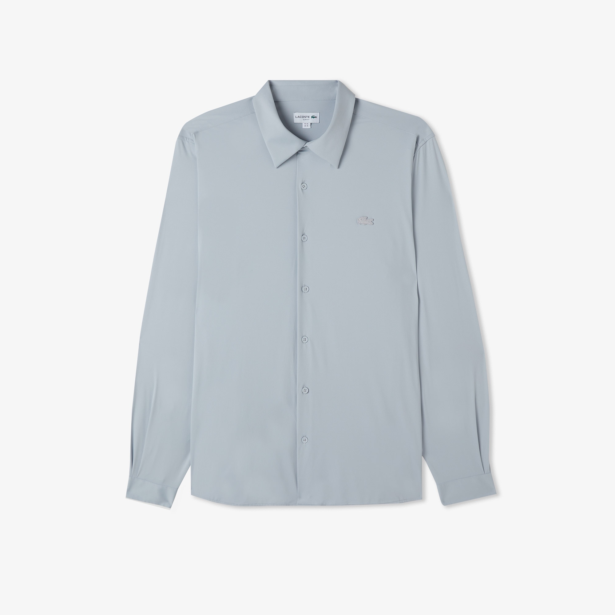 Erkek Slim Fit Gri Gömlek