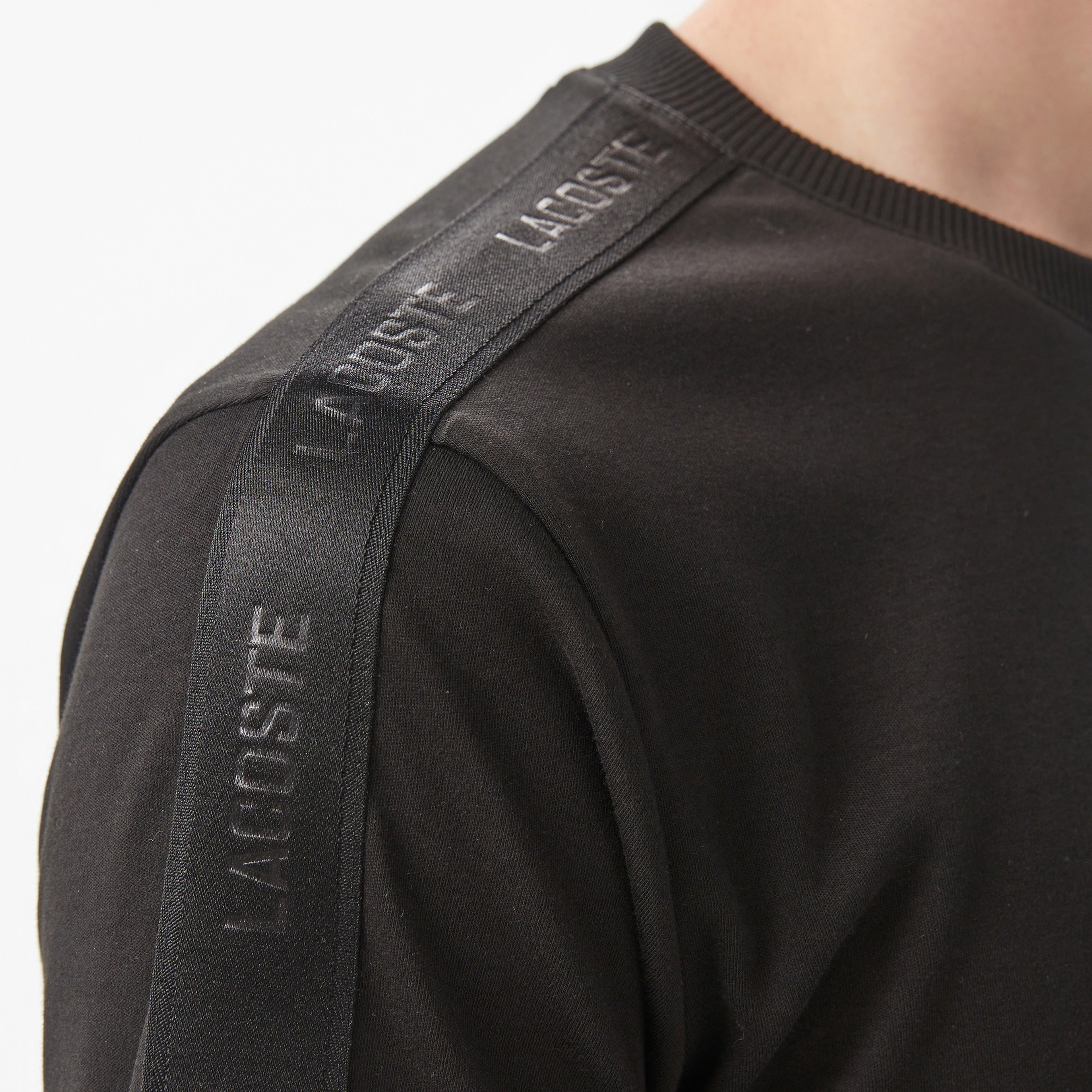 Erkek Oversize Fit Bisiklet Yaka Siyah T-Shirt Erkek Oversize Fit Bisiklet Yaka Siyah T-Shirt