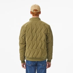 Erkek Dik Yaka Kapitone Haki Mont Yeşil