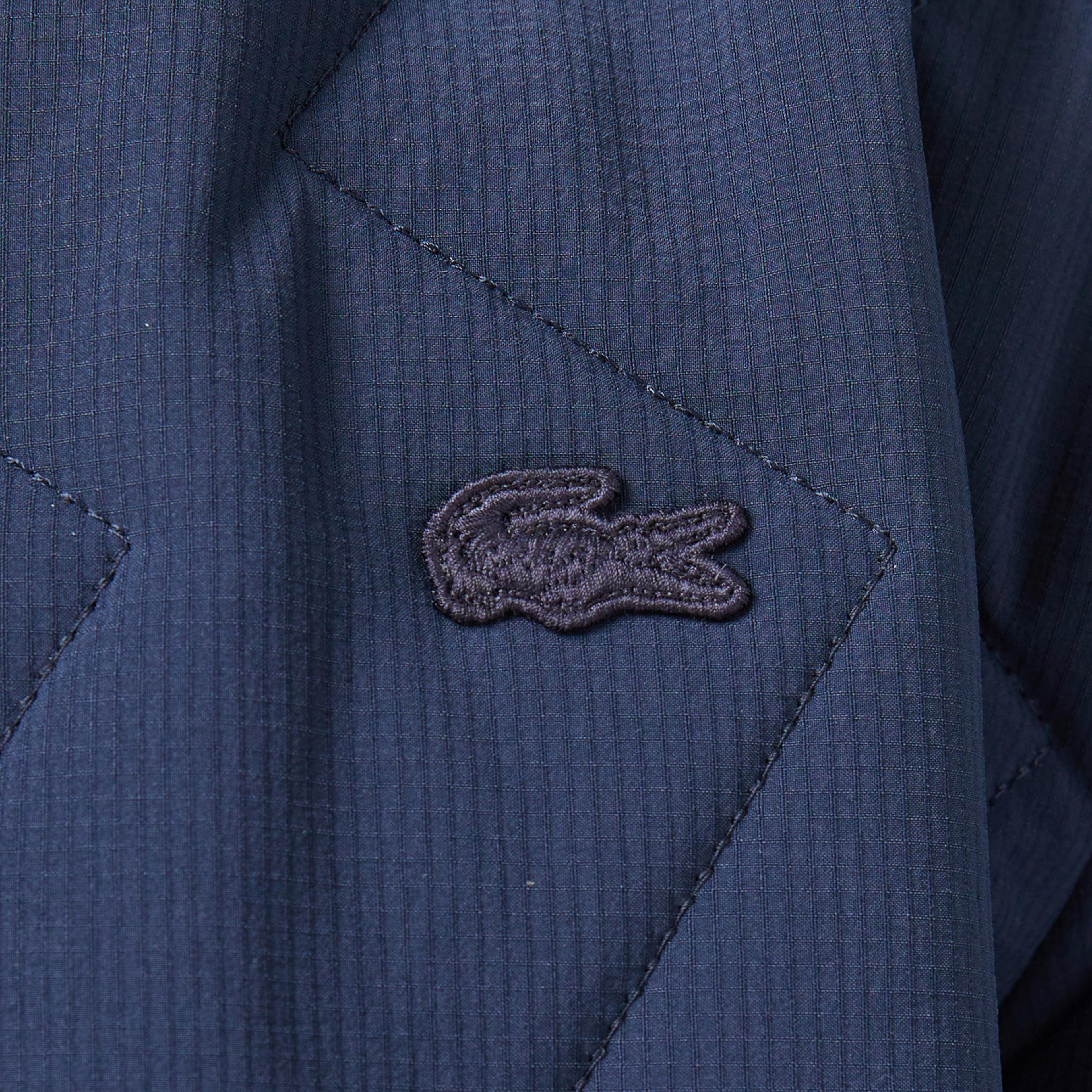 Erkek Dik Yaka Kapitone Lacivert Mont