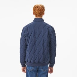 Erkek Dik Yaka Kapitone Lacivert Mont Lacivert