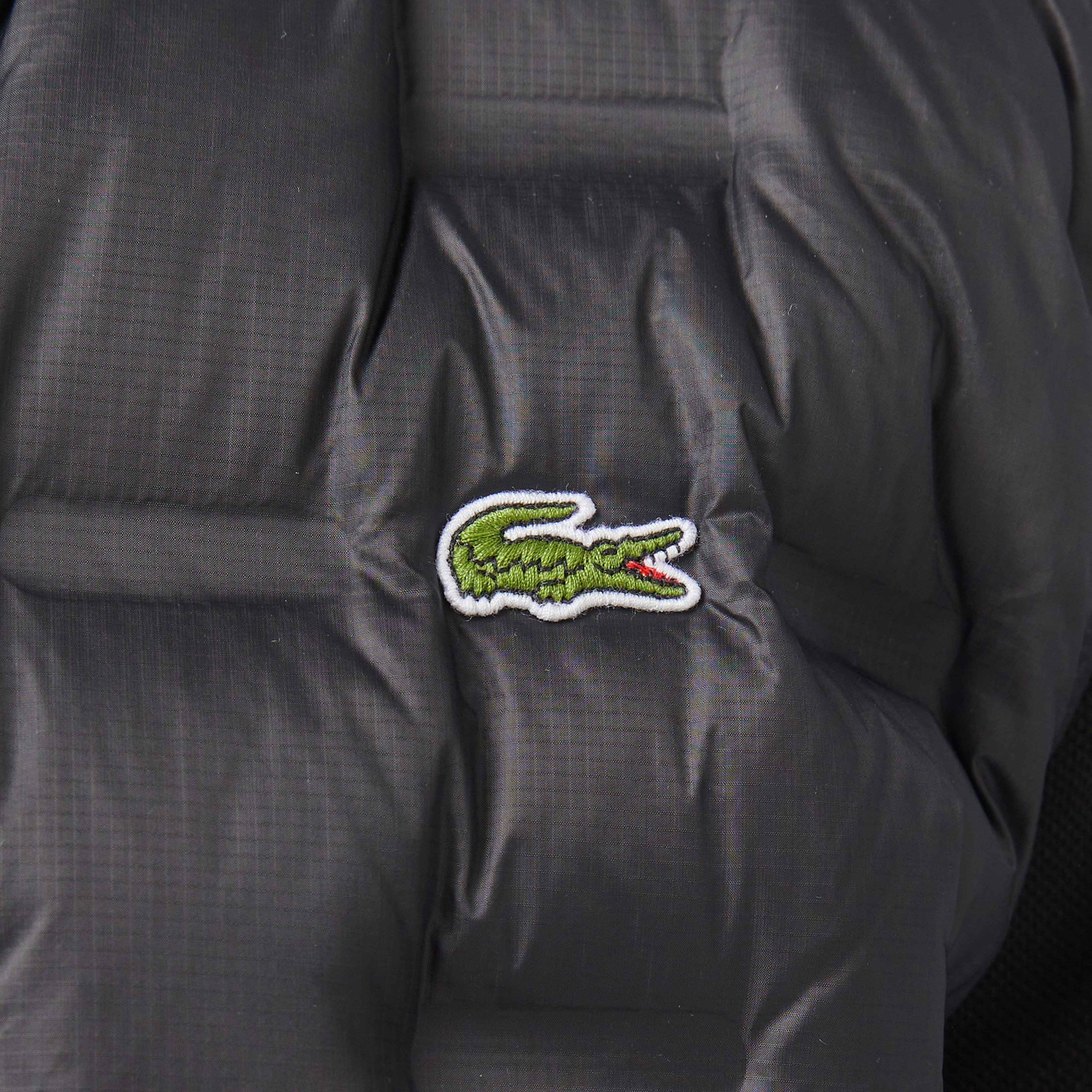 Erkek Dik Yaka Kapitone Siyah Yelek