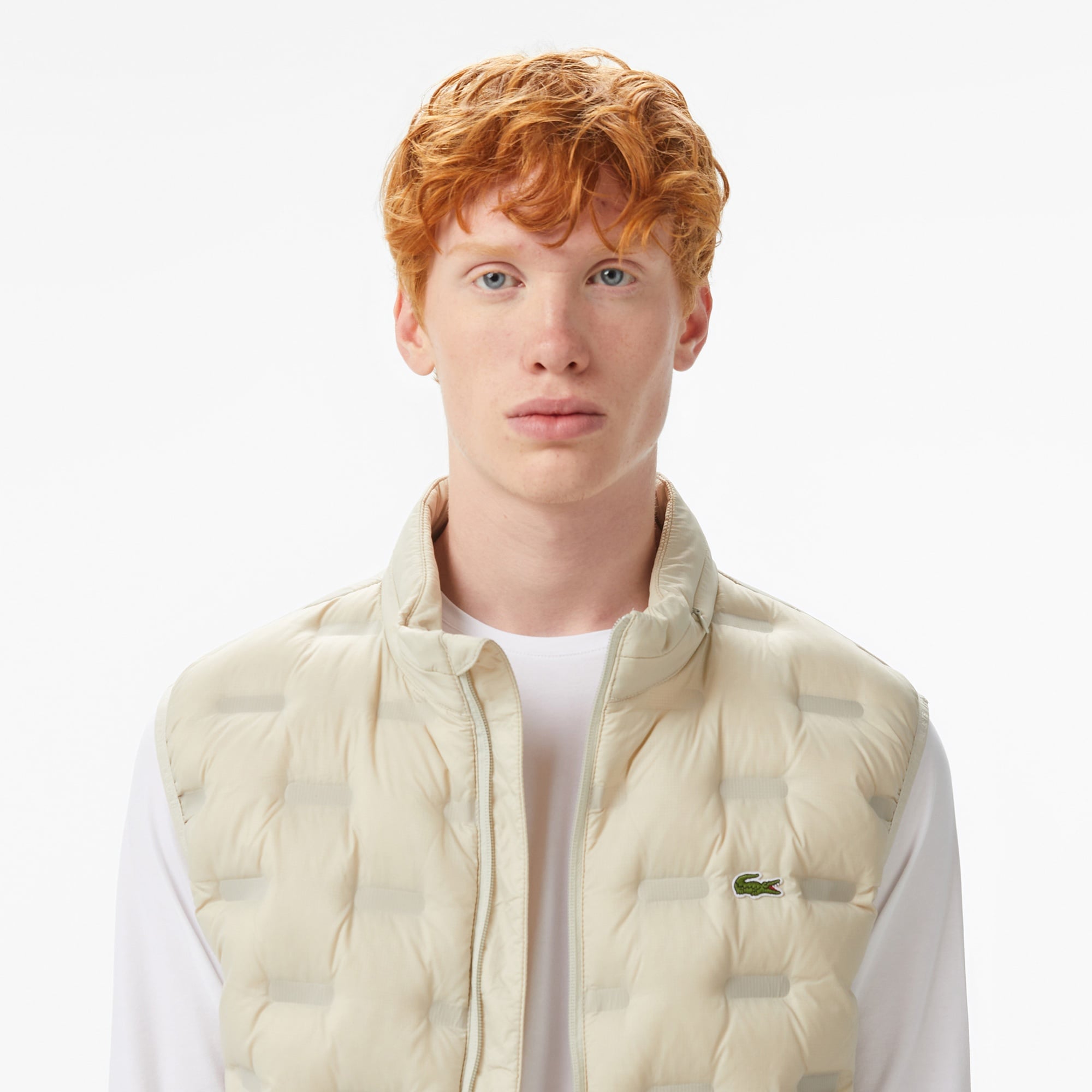 Erkek Dik Yaka Açık Gri Yelek