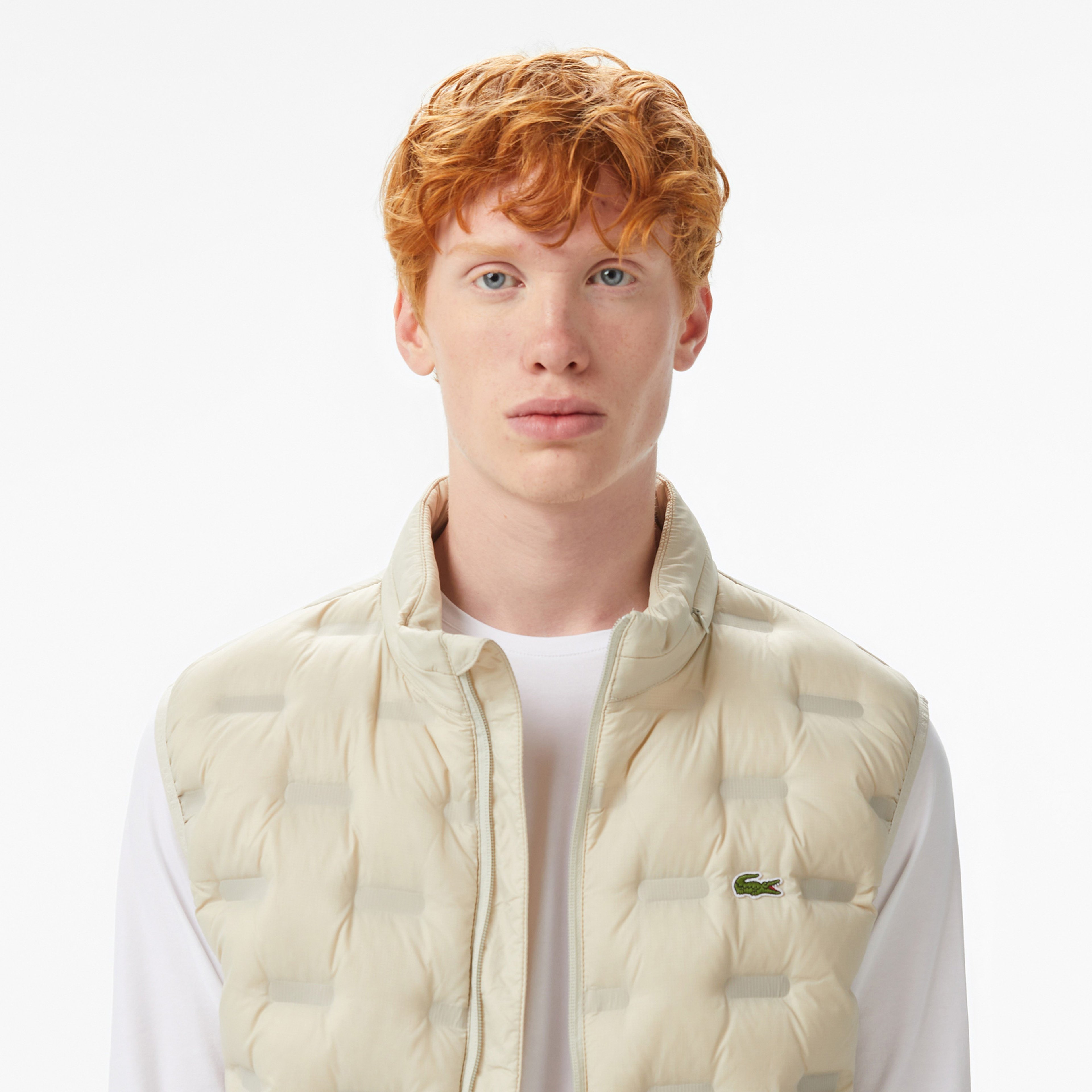 Erkek Dik Yaka Açık Gri Yelek