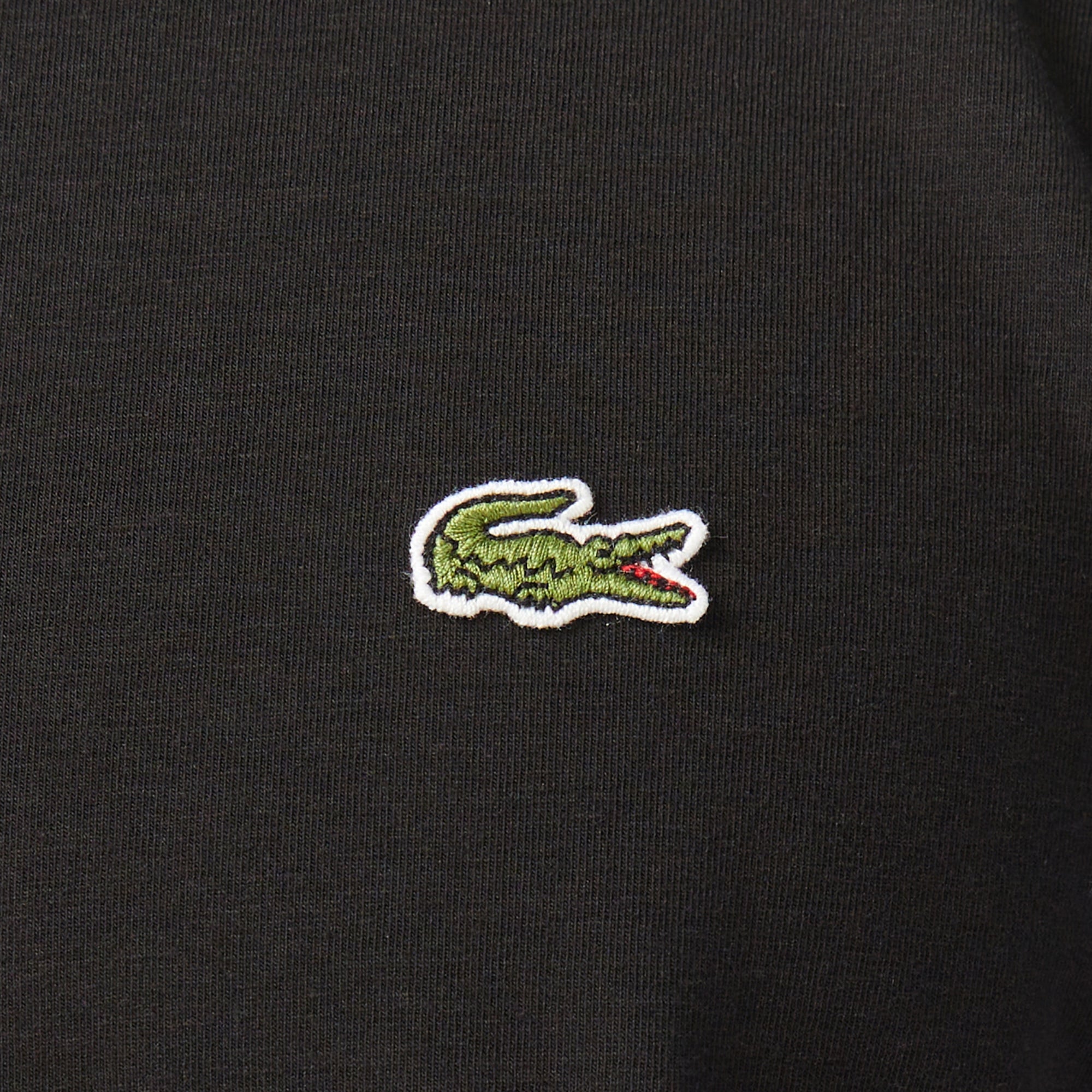 Erkek Regular Fit Uzun Kollu Bisiklet Yaka Siyah T-Shirt