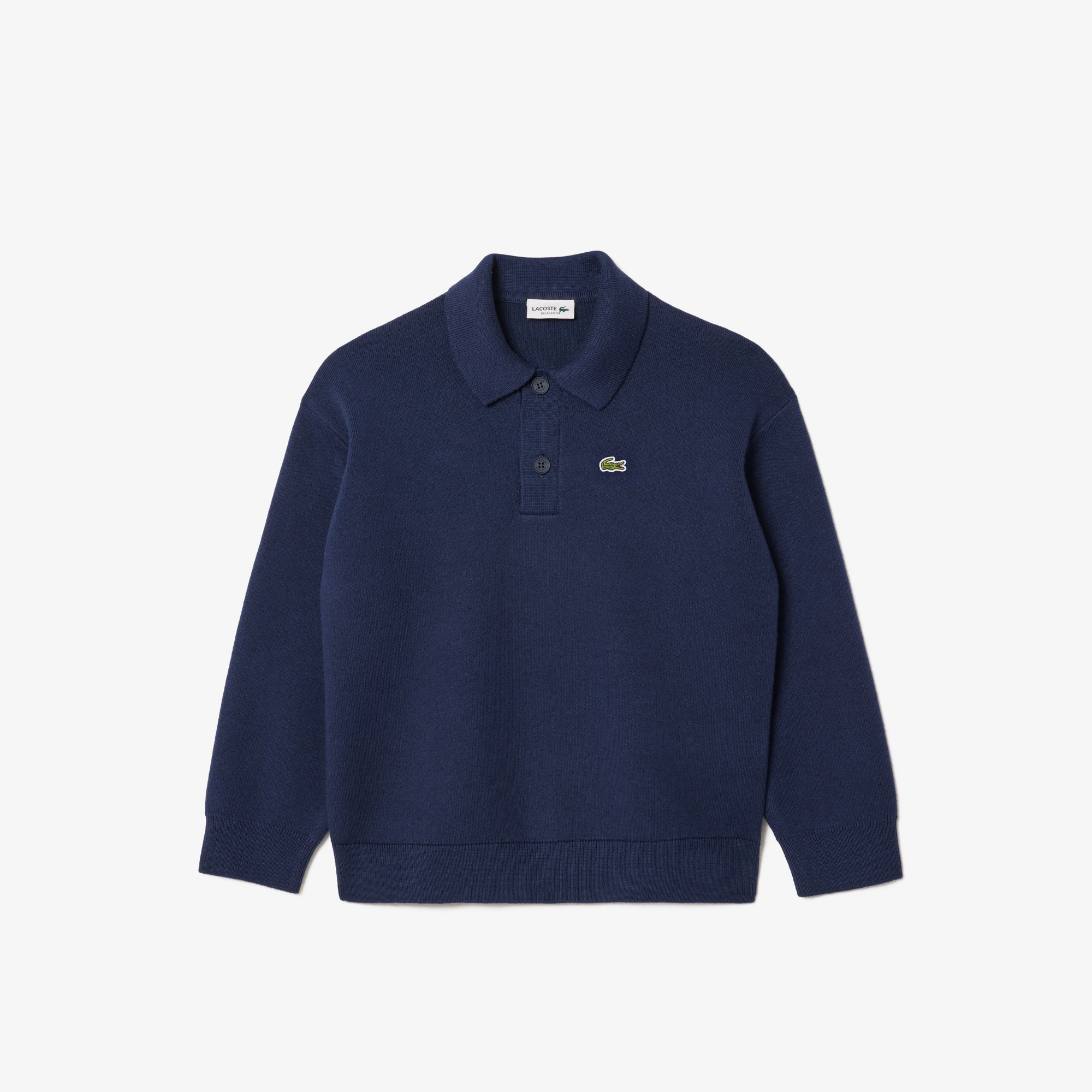 Lacoste Çocuk Polo Yaka Lacivert Kazak