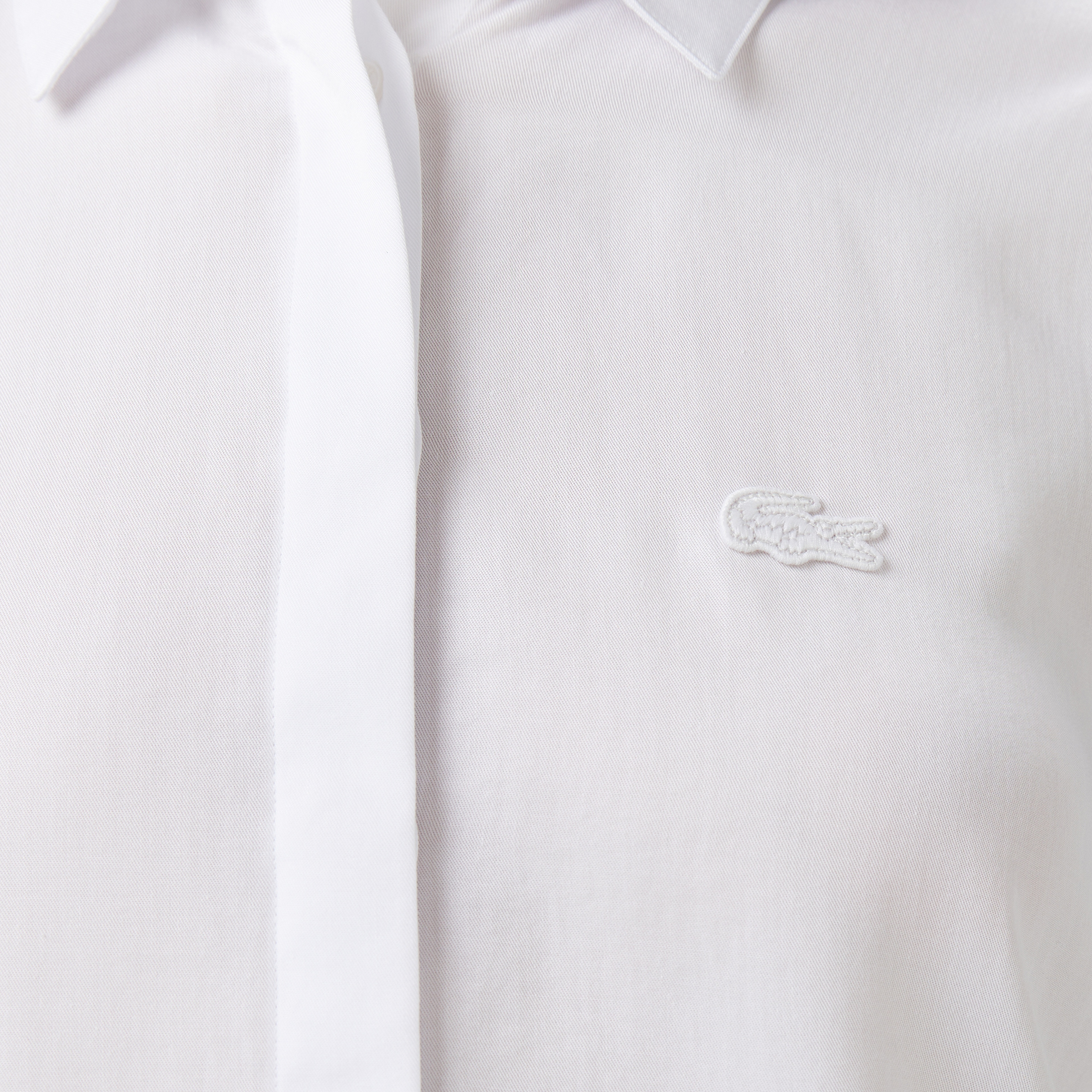 Kadın Regular Fit Yarım Kol Beyaz Gömlek