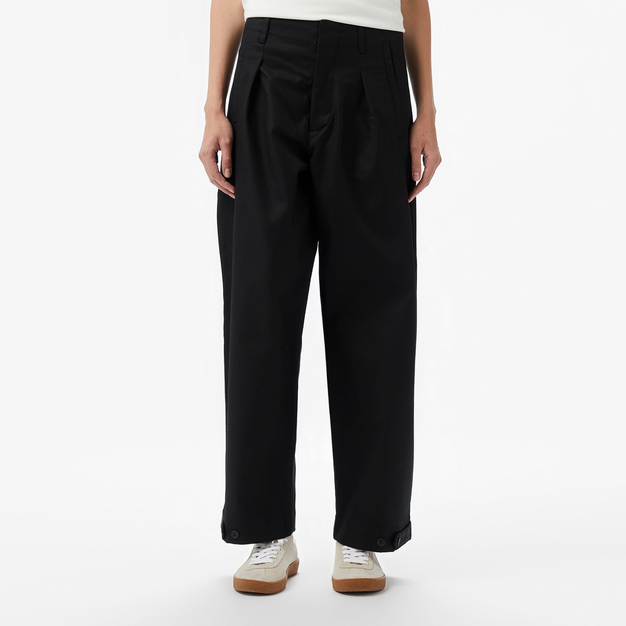 Kadın Siyah Chino Pantolon