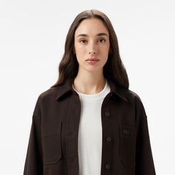 Kadın Relaxed Fit Kahverengi Dış Gömlek Kahverengi