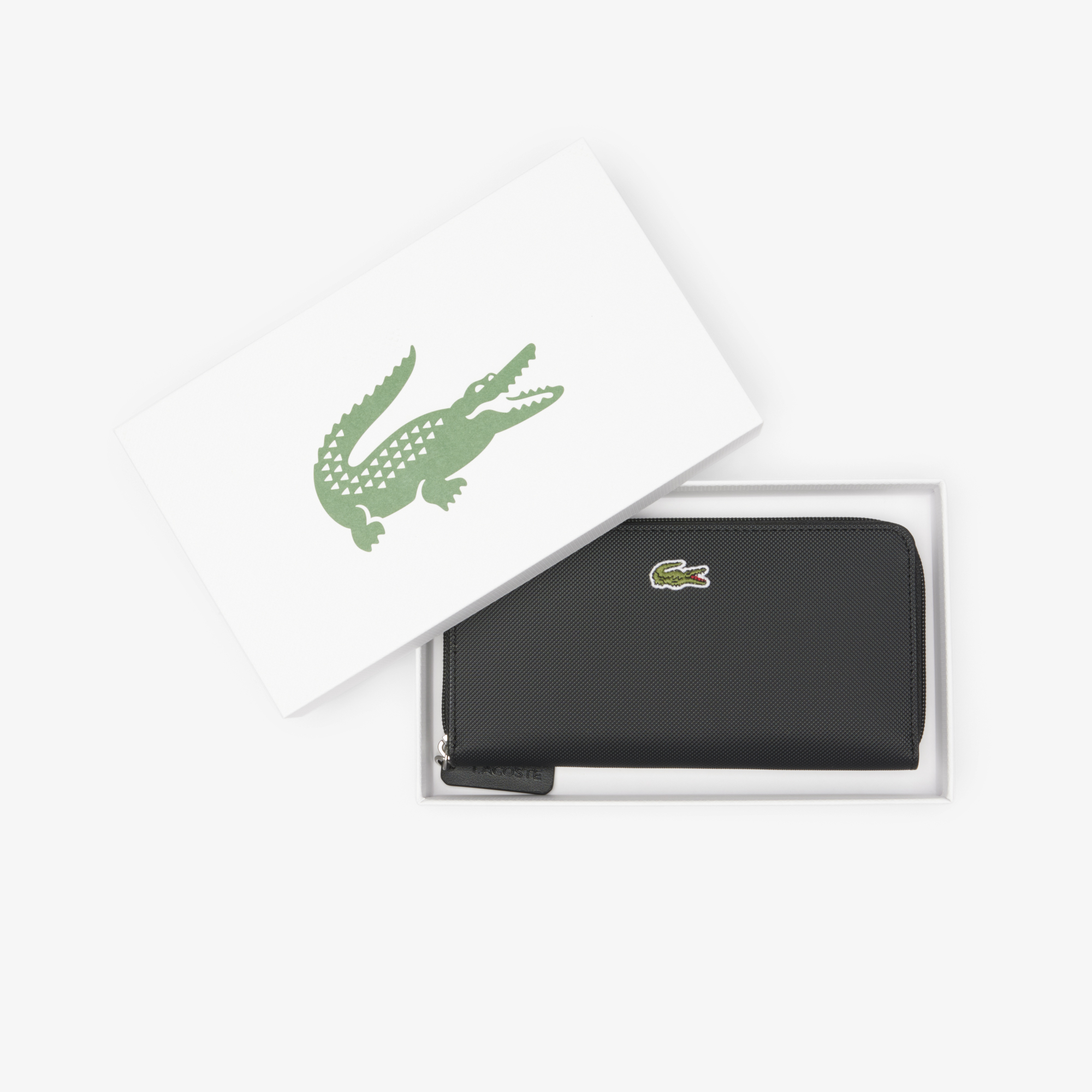 Lacoste L.12.12 Kadın Siyah Cüzdan görsel 4