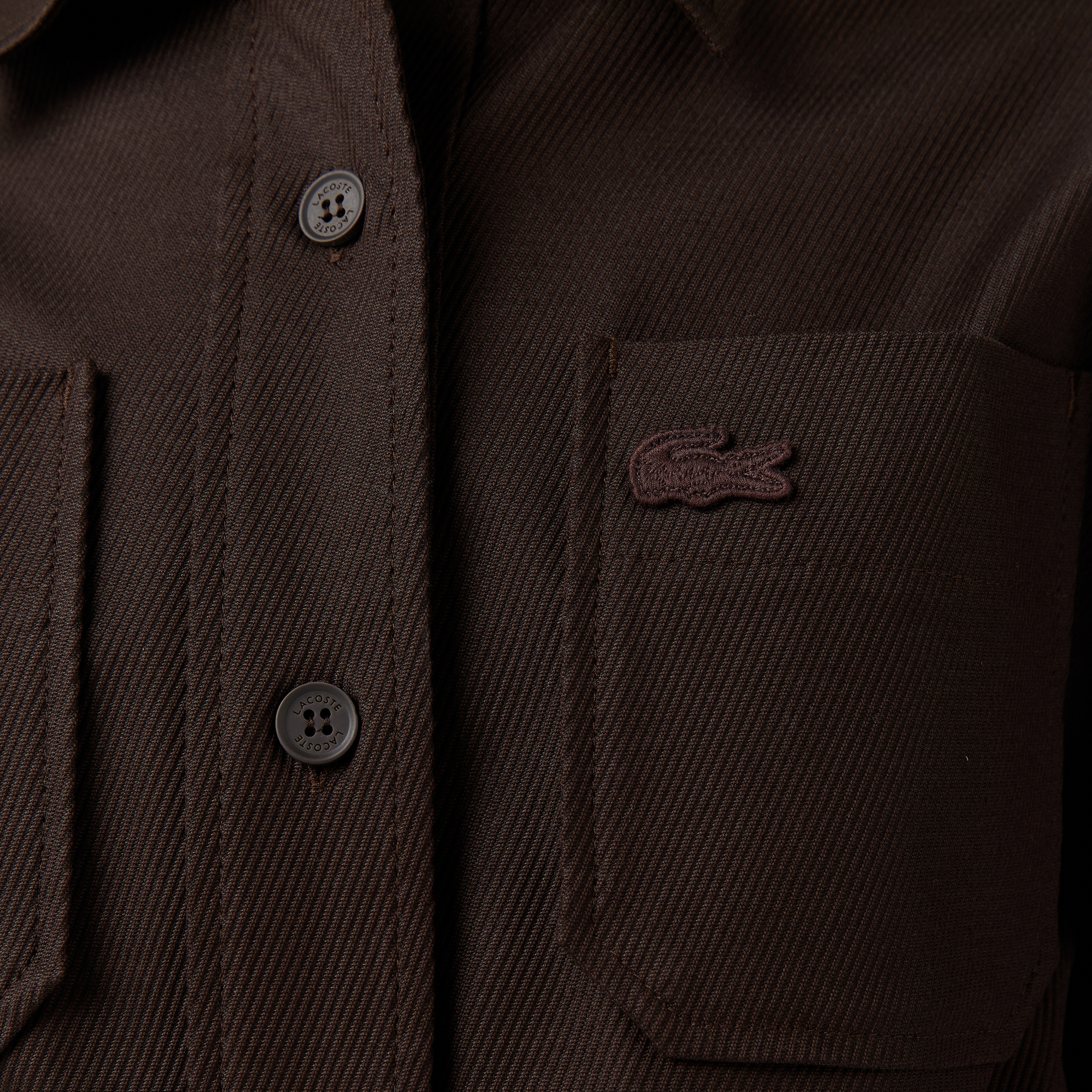 Kadın Classic Fit Kısa Kollu Kahverengi Elbise