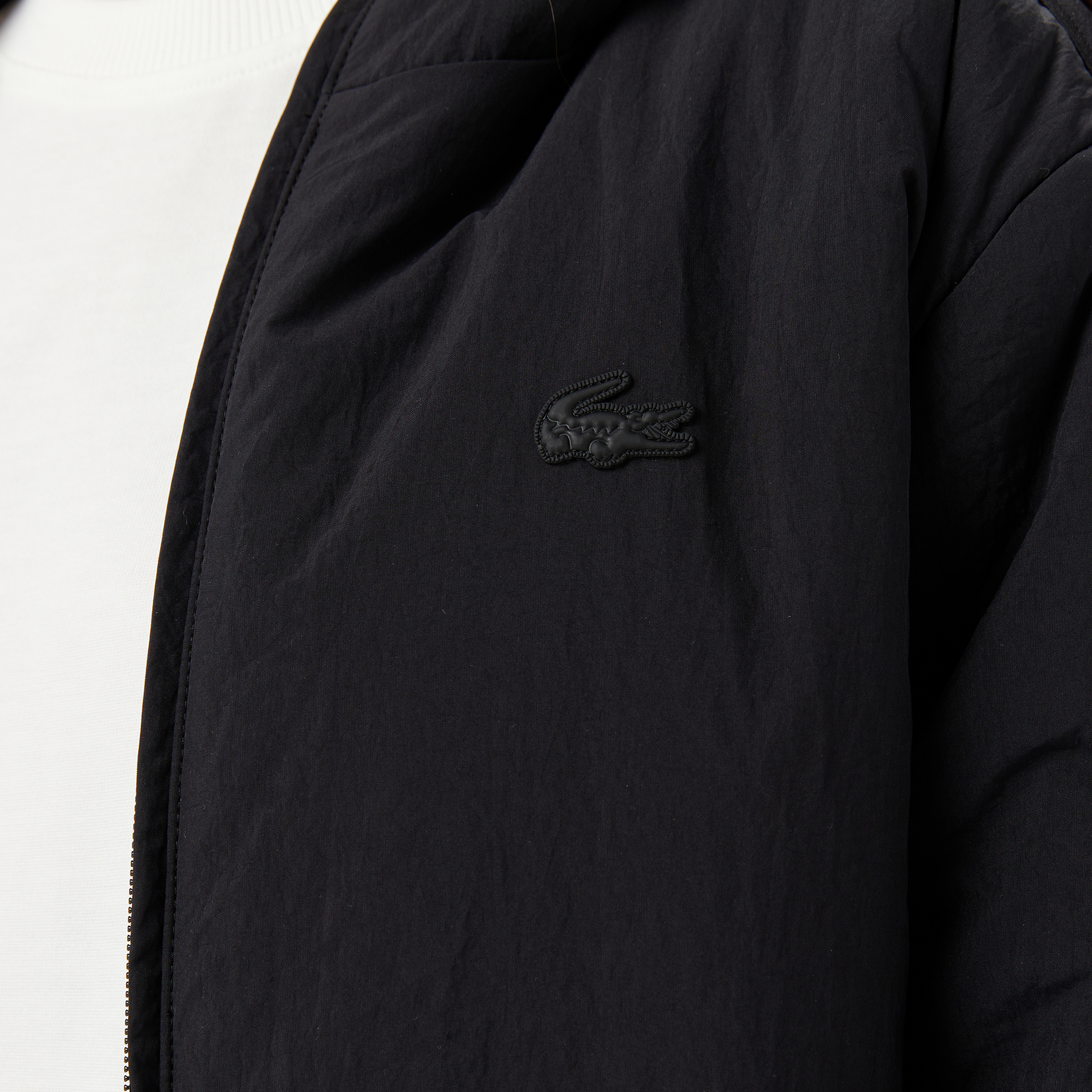 Kadın Kapüşonlu Siyah Ceket