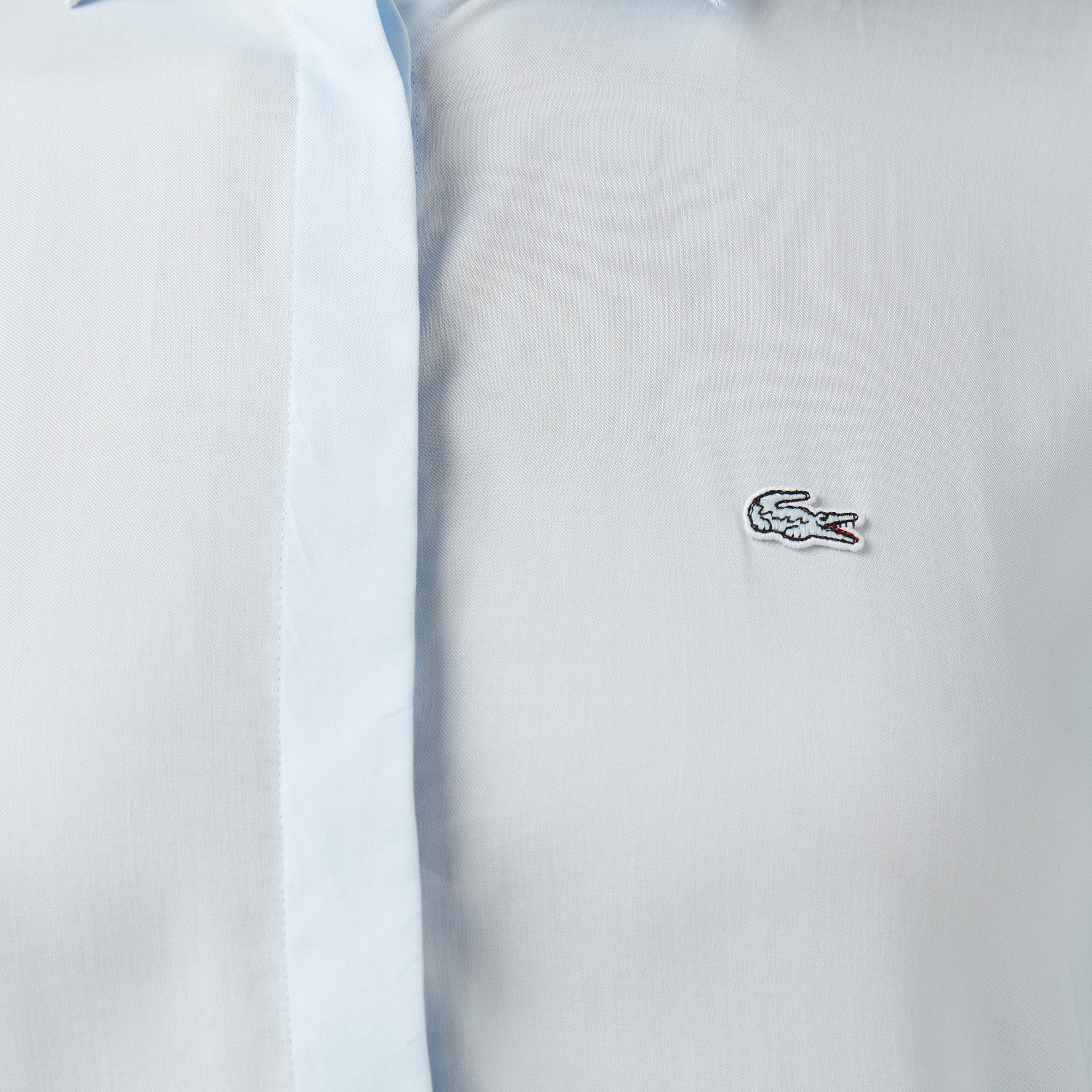 Kadın Regular Fit Yarım Kol Açık Mavi Gömlek