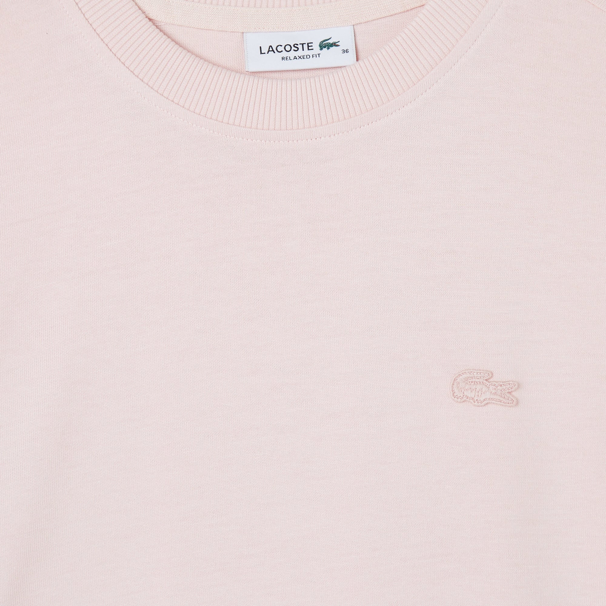 Kadın Loose Fit Bisiklet Yaka Pembe T-Shirt