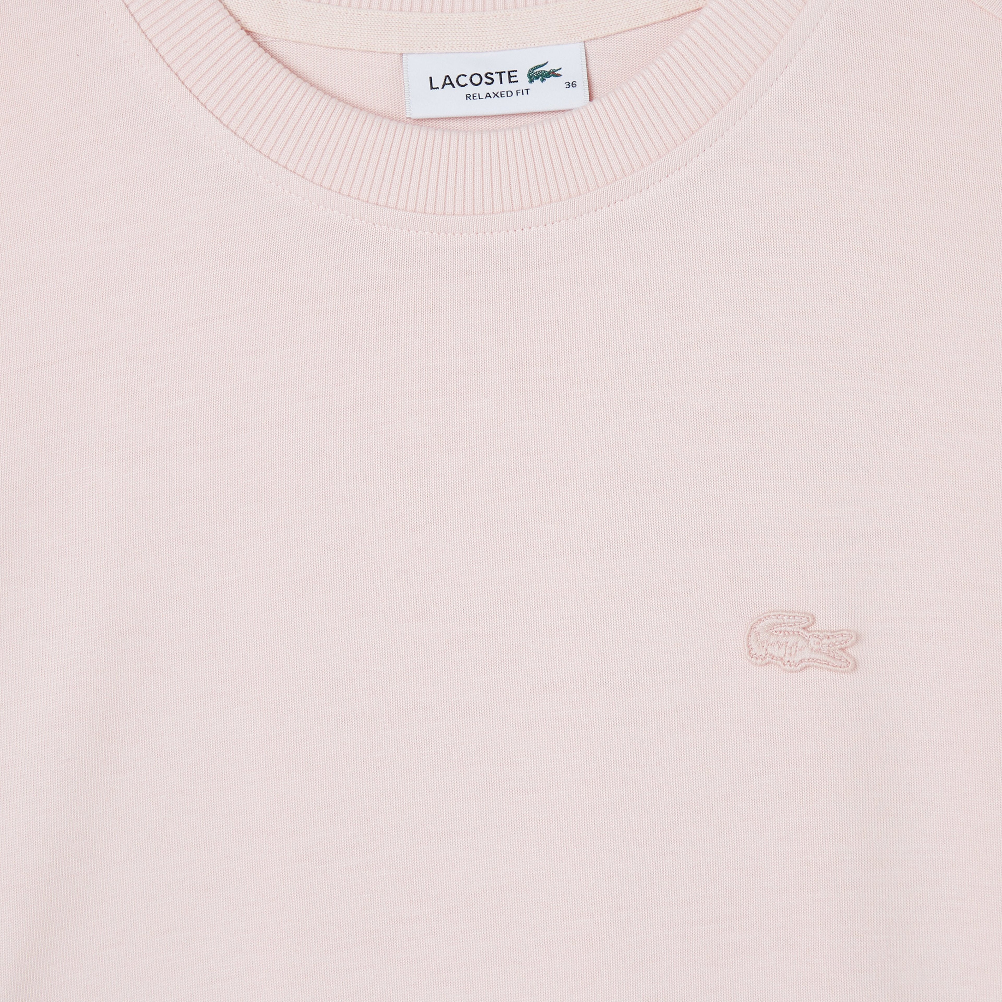 Kadın Loose Fit Bisiklet Yaka Pembe T-Shirt