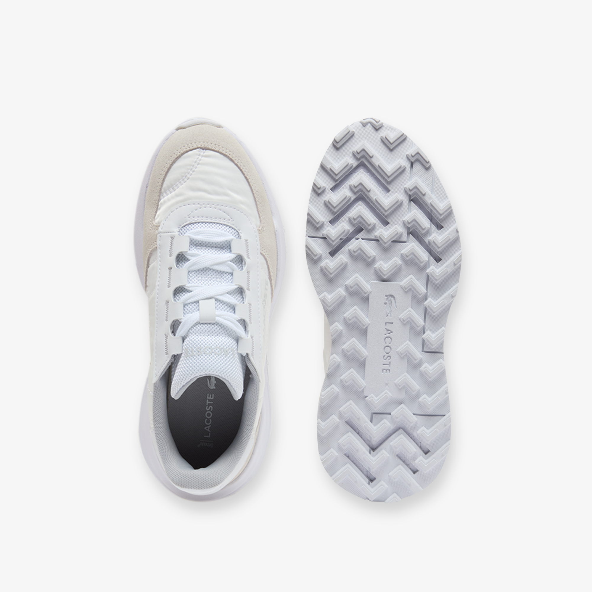 Lacoste Elite Active Evo Kadın Krem Sneaker görsel 6