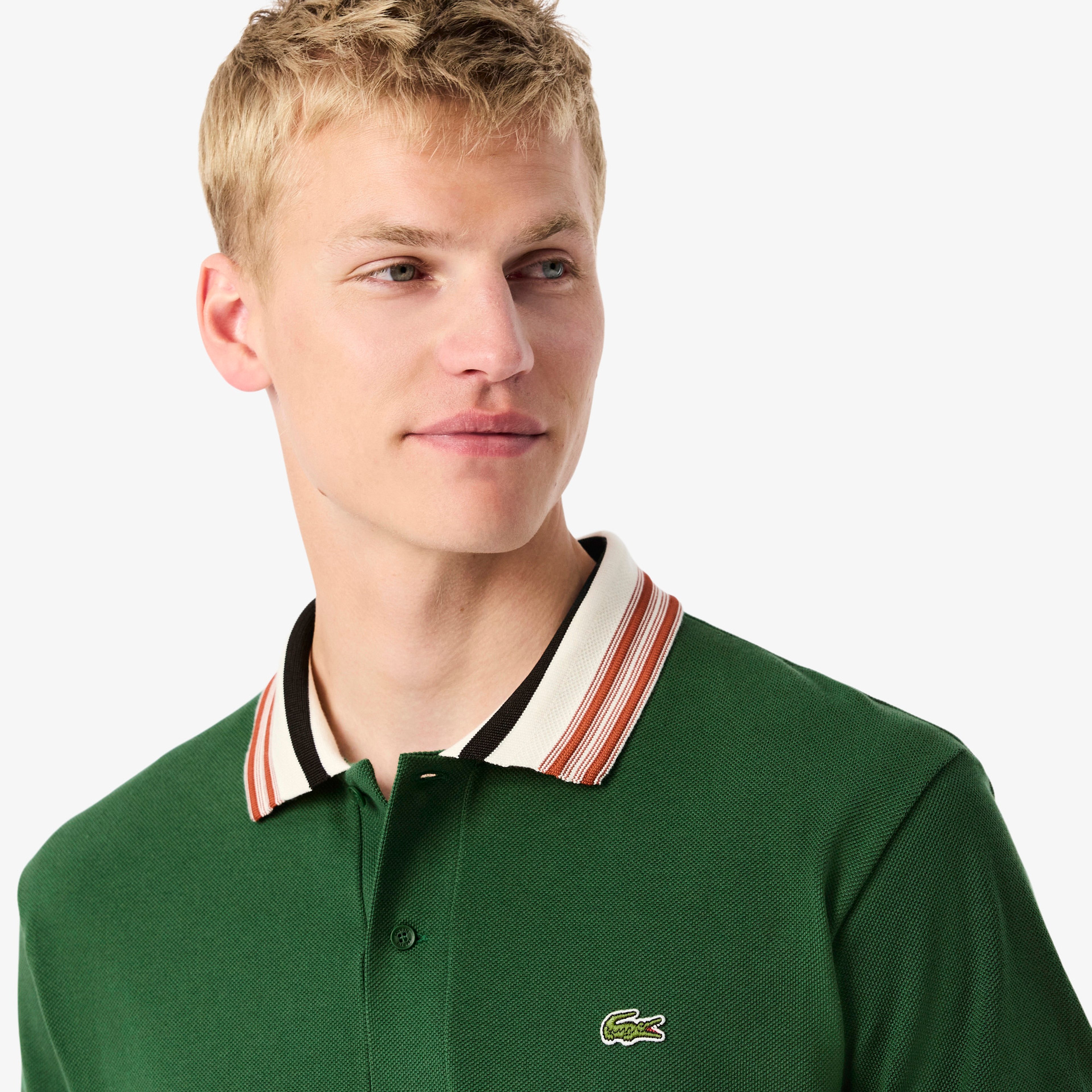 Erkek Classic Fit Yeşil Polo