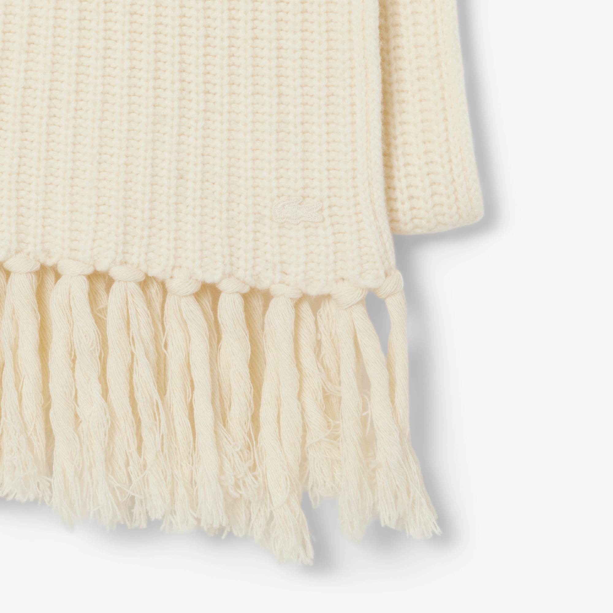 Kadın Yün Krem Atkı