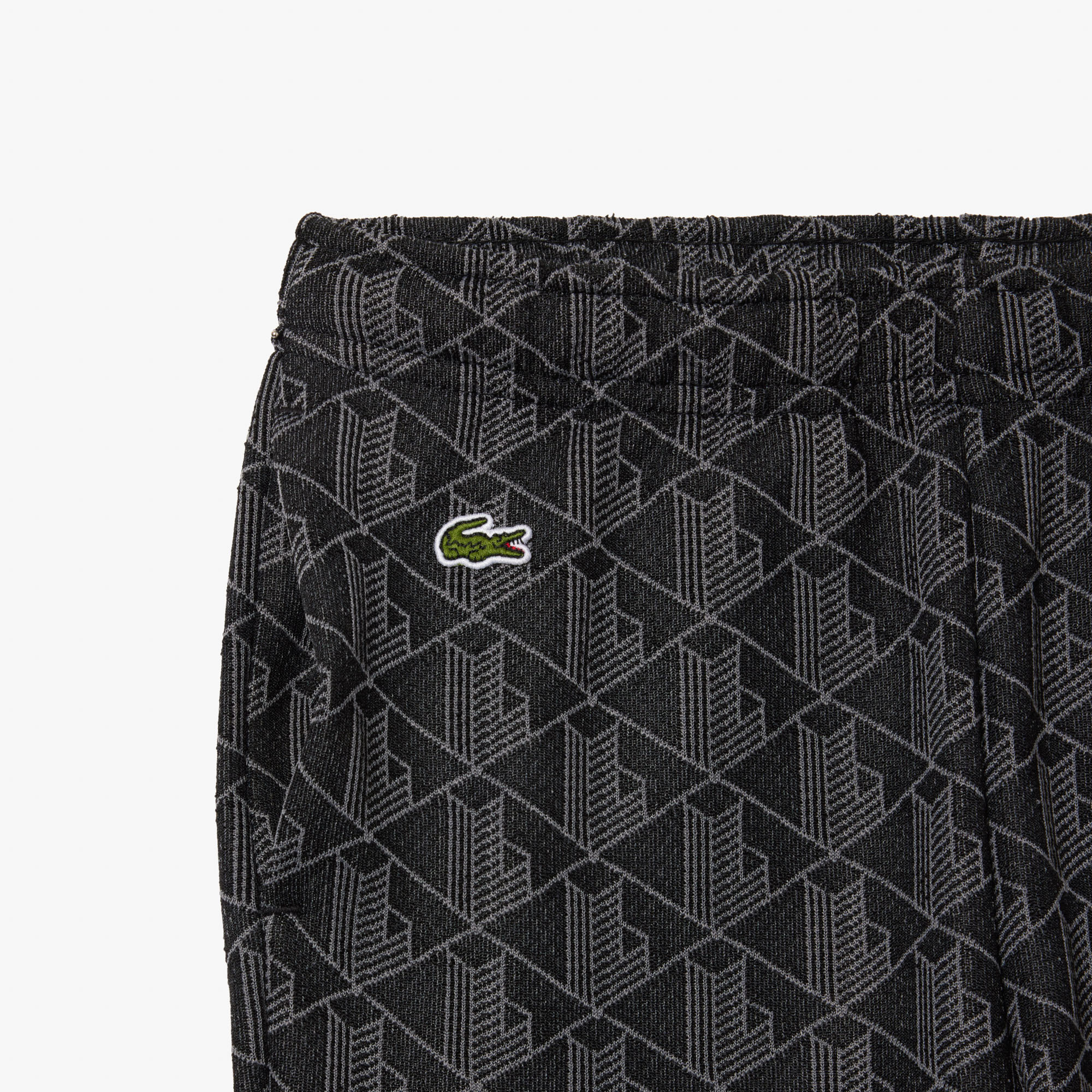 Lacoste Çocuk Monogram Siyah Eşofman Altı görsel 3
