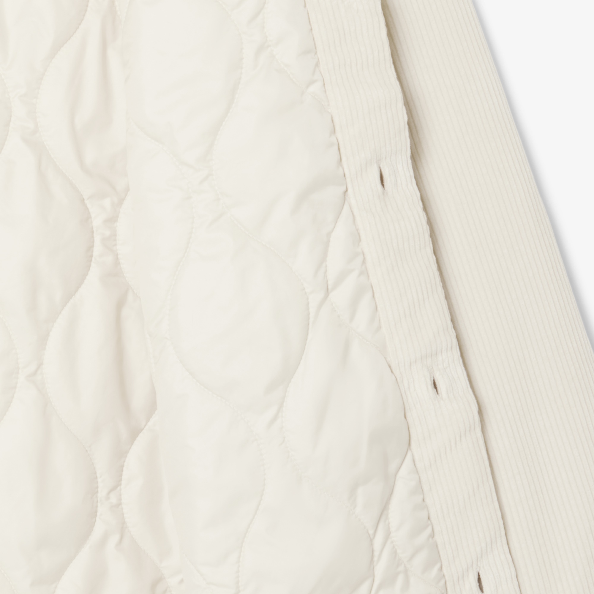 Erkek Relaxed Fit Kadife Krem Dış Gömlek