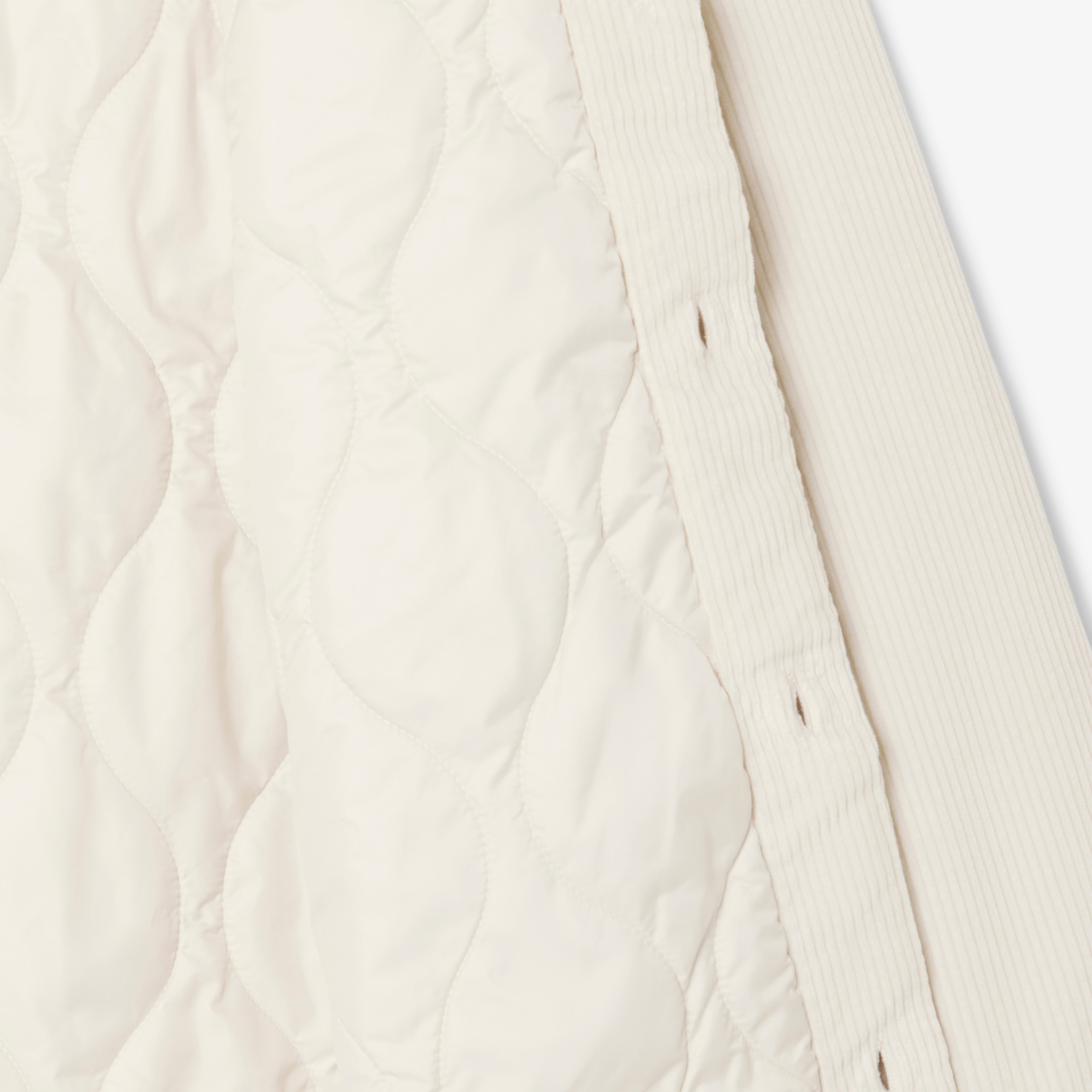 Erkek Relaxed Fit Kadife Krem Dış Gömlek