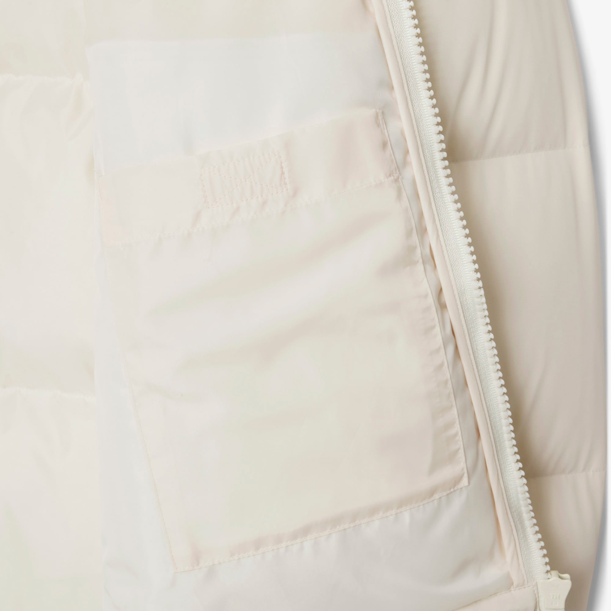 Erkek Relaxed Fit Kapüşonlu Krem Mont