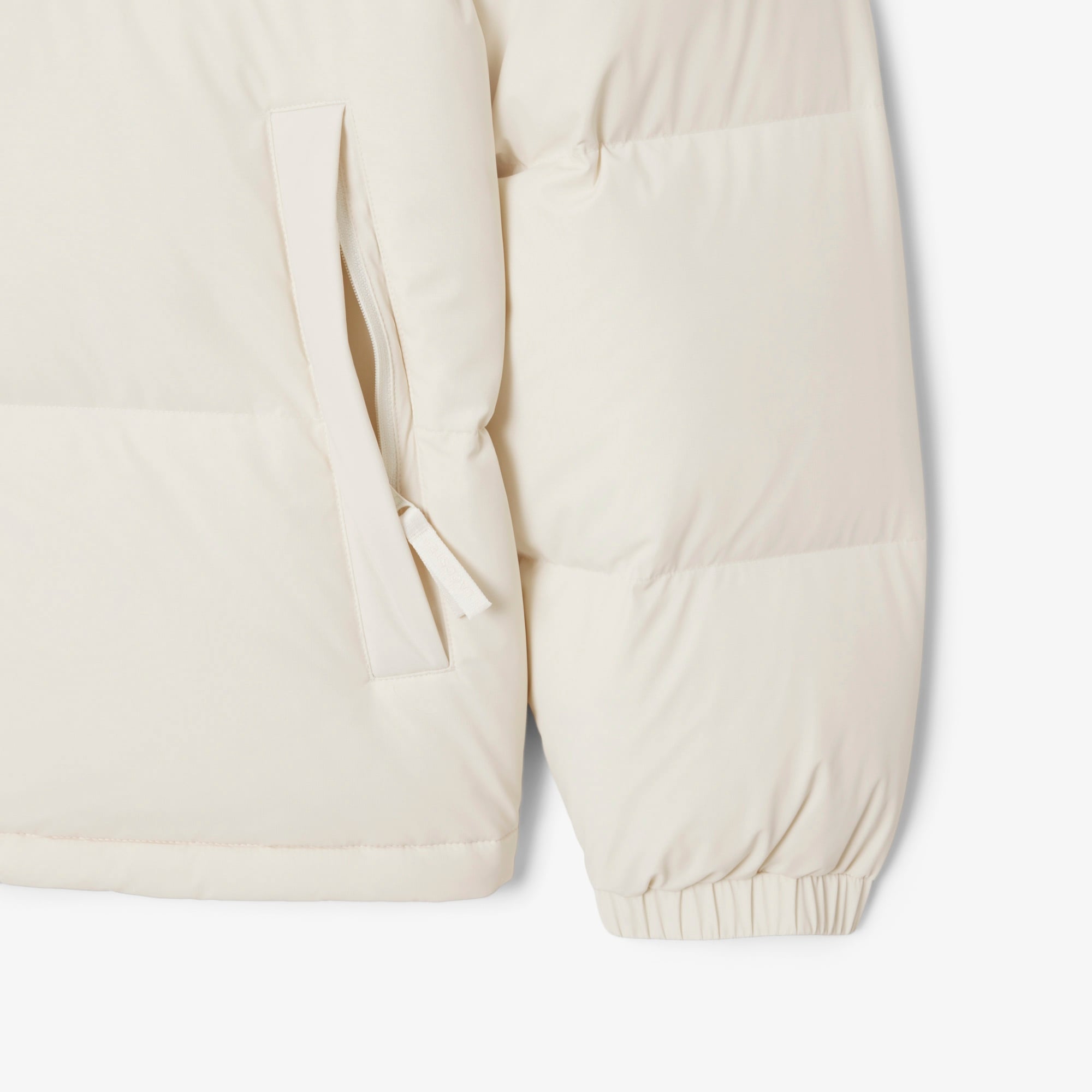 Erkek Relaxed Fit Kapüşonlu Krem Mont