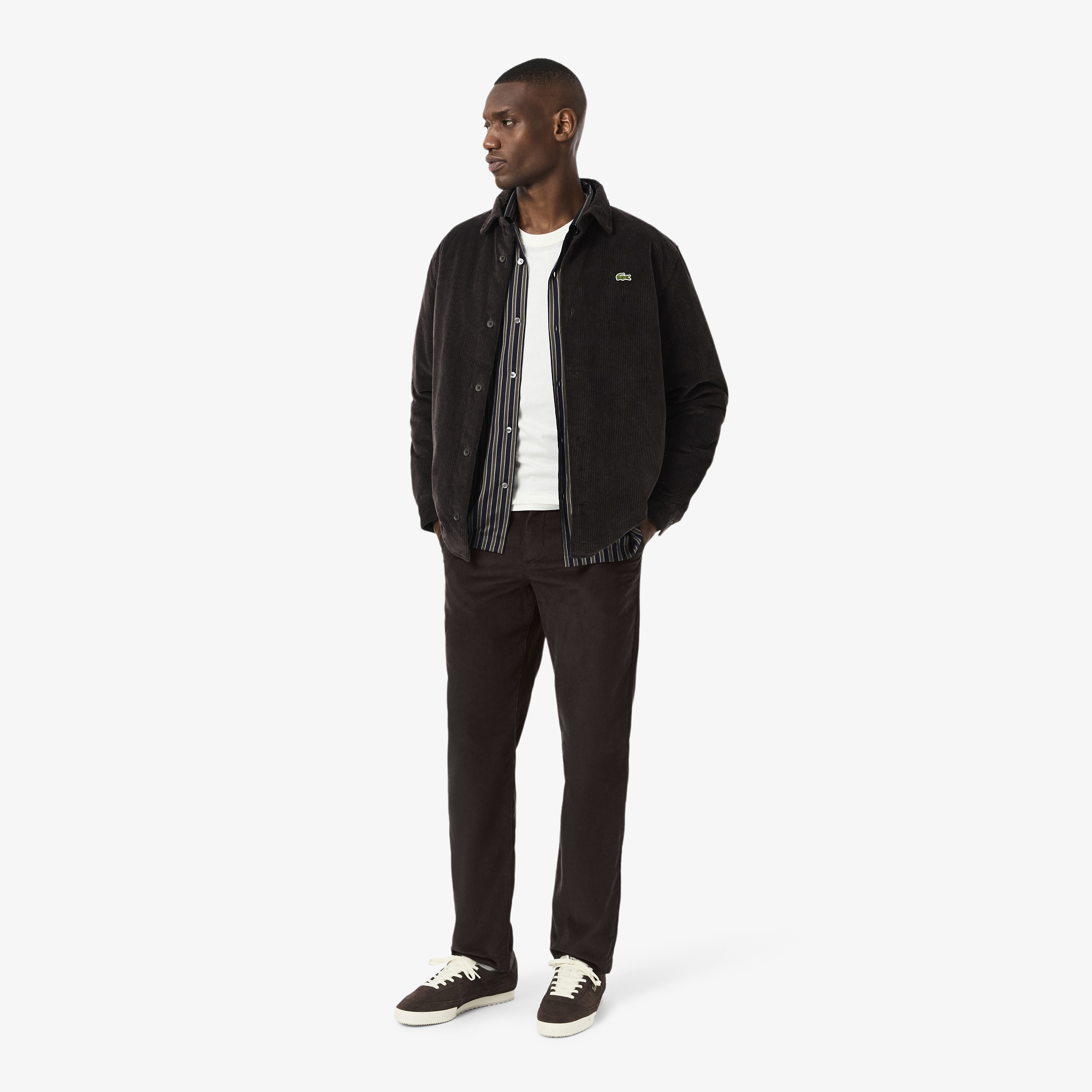 Erkek Regular Fit Chino Kahverengi Pantolon HH8384-SKB | Lacoste