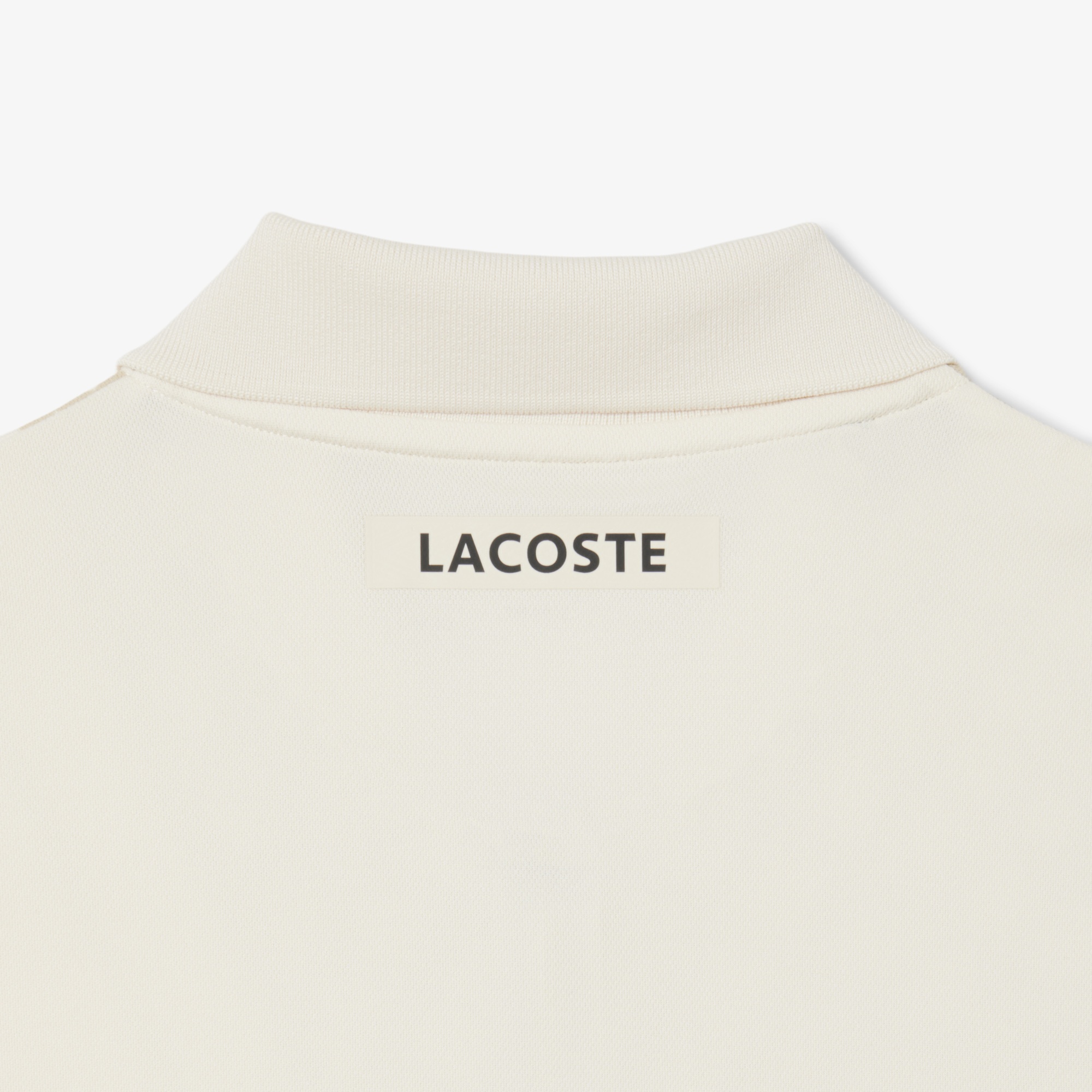 Erkek Slim Fit Baskılı Krem Polo