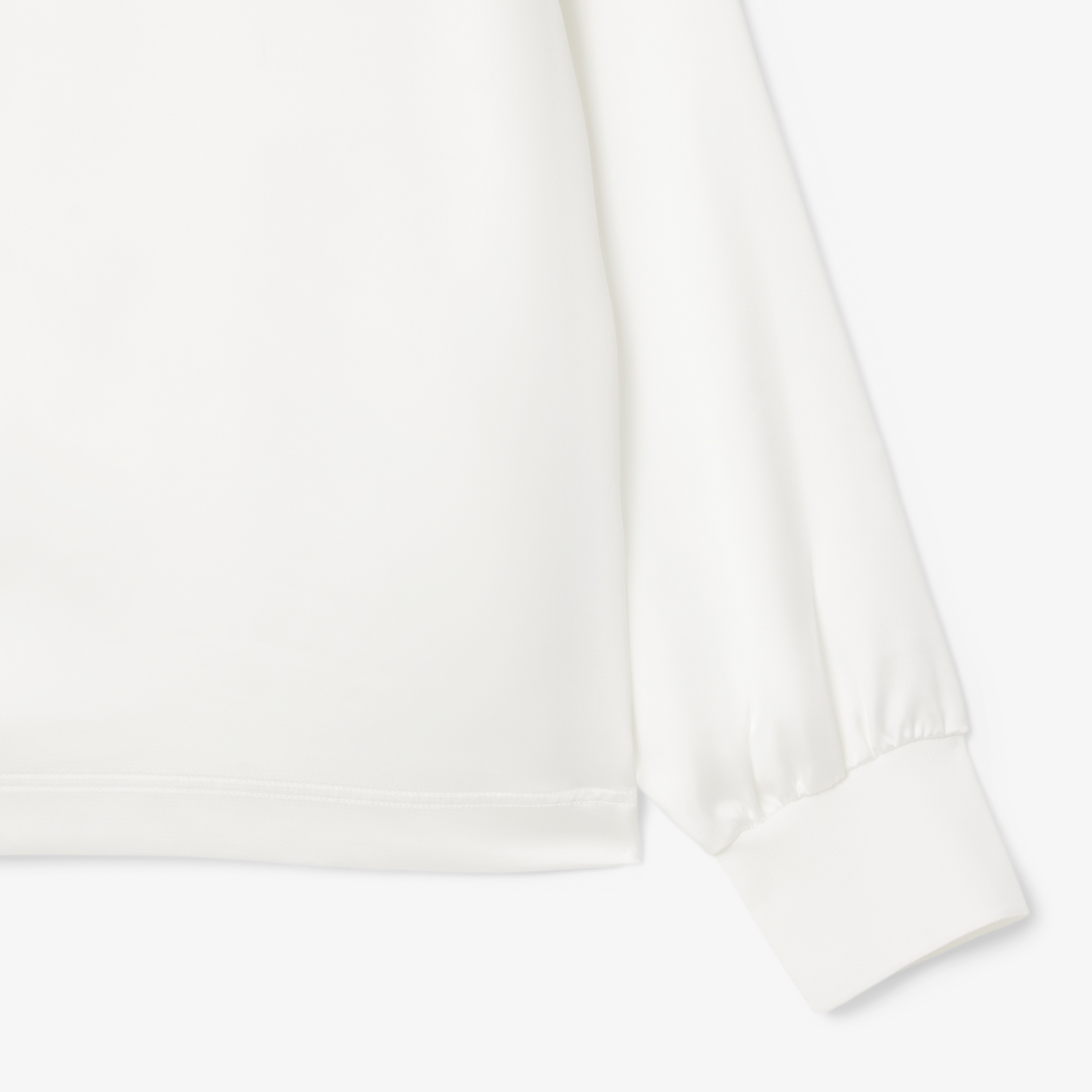 Kadın Oversize Fit Polo Yaka Beyaz Gömlek