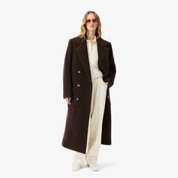 Kadın Oversize Fit Polo Yaka Krem Bluz Krem